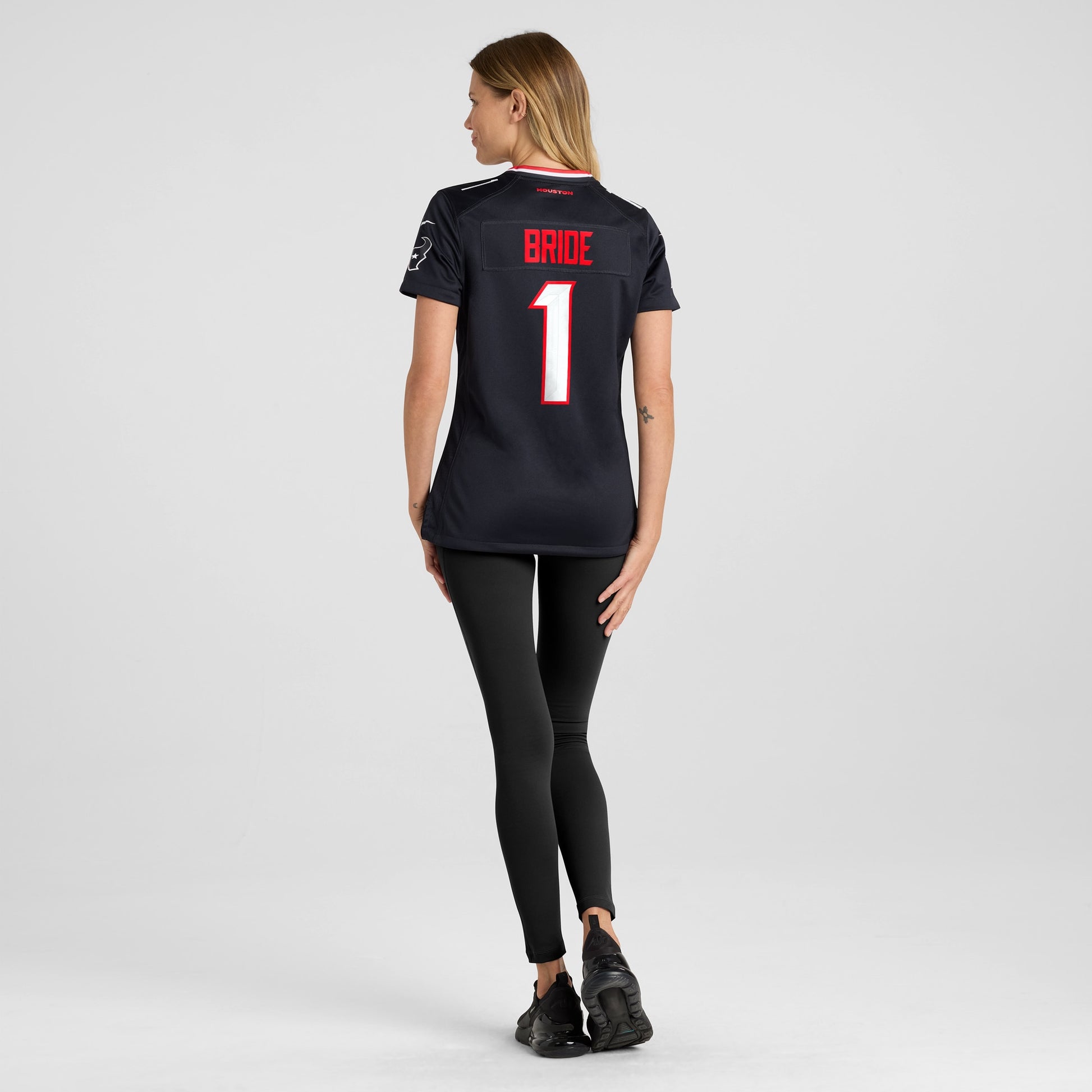 Number 1 Bride Houston Texans Nike Women's Game Jersey - Navy
