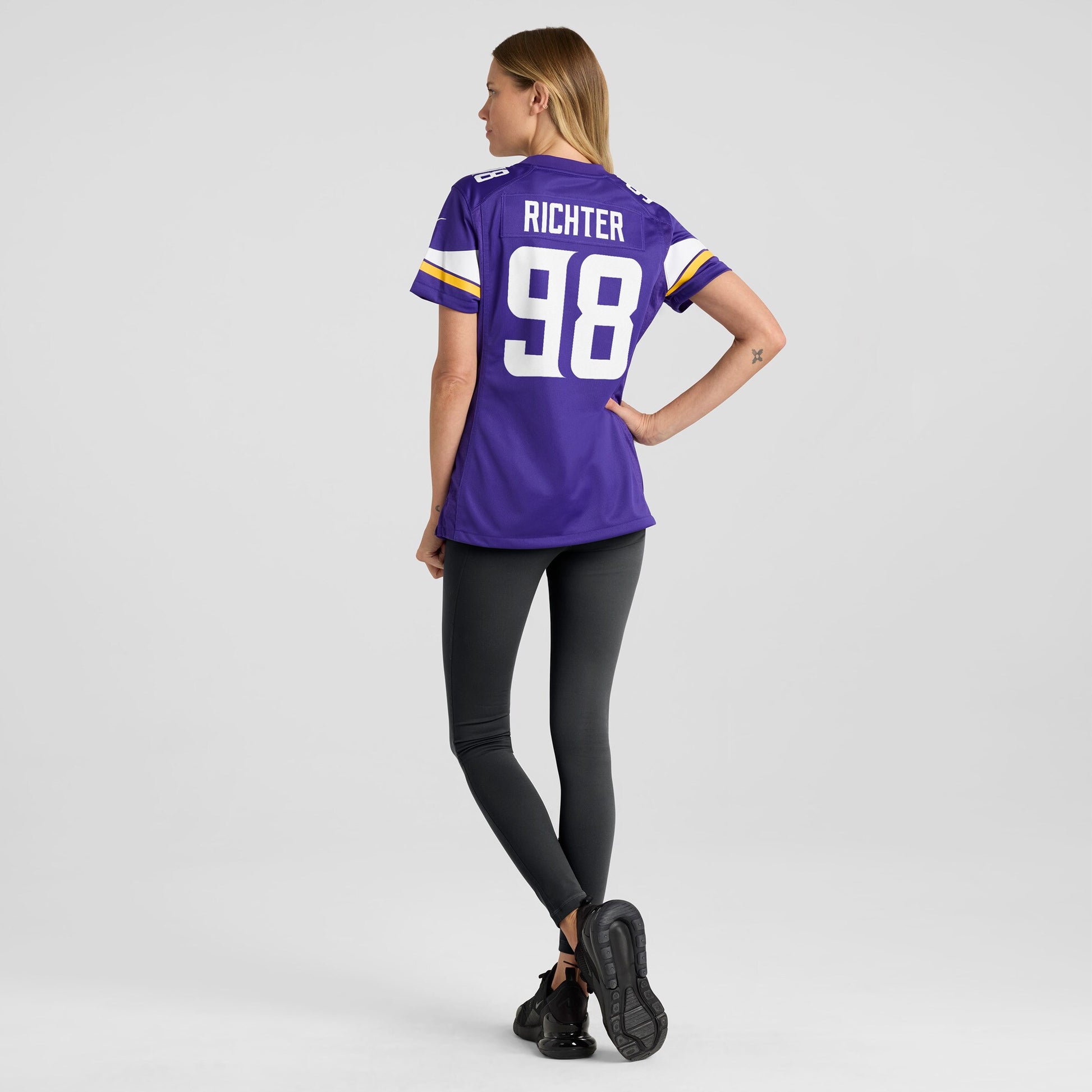 Bo Richter Minnesota Vikings Nike Women's Team Game Jersey -  Purple
