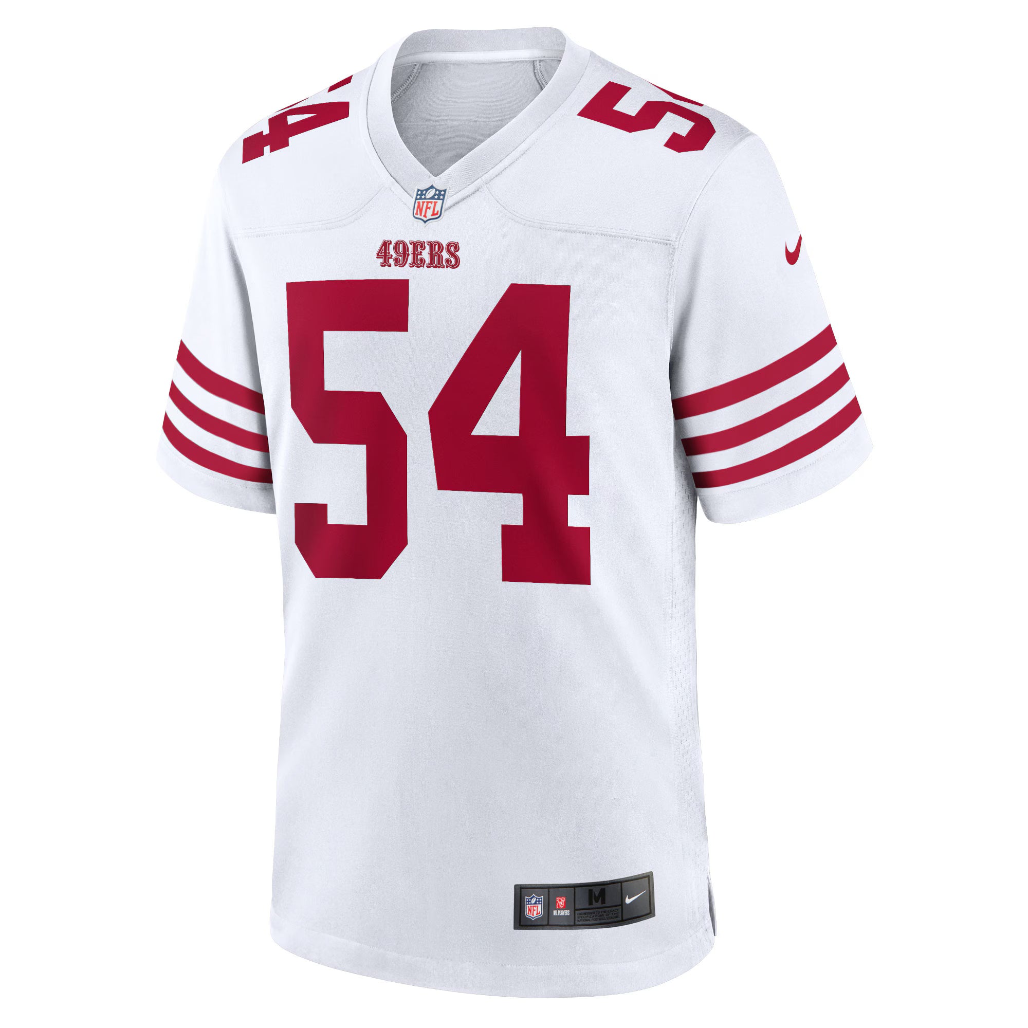 Fred Warner San Francisco 49ers Nike Team Game Player Jersey - White