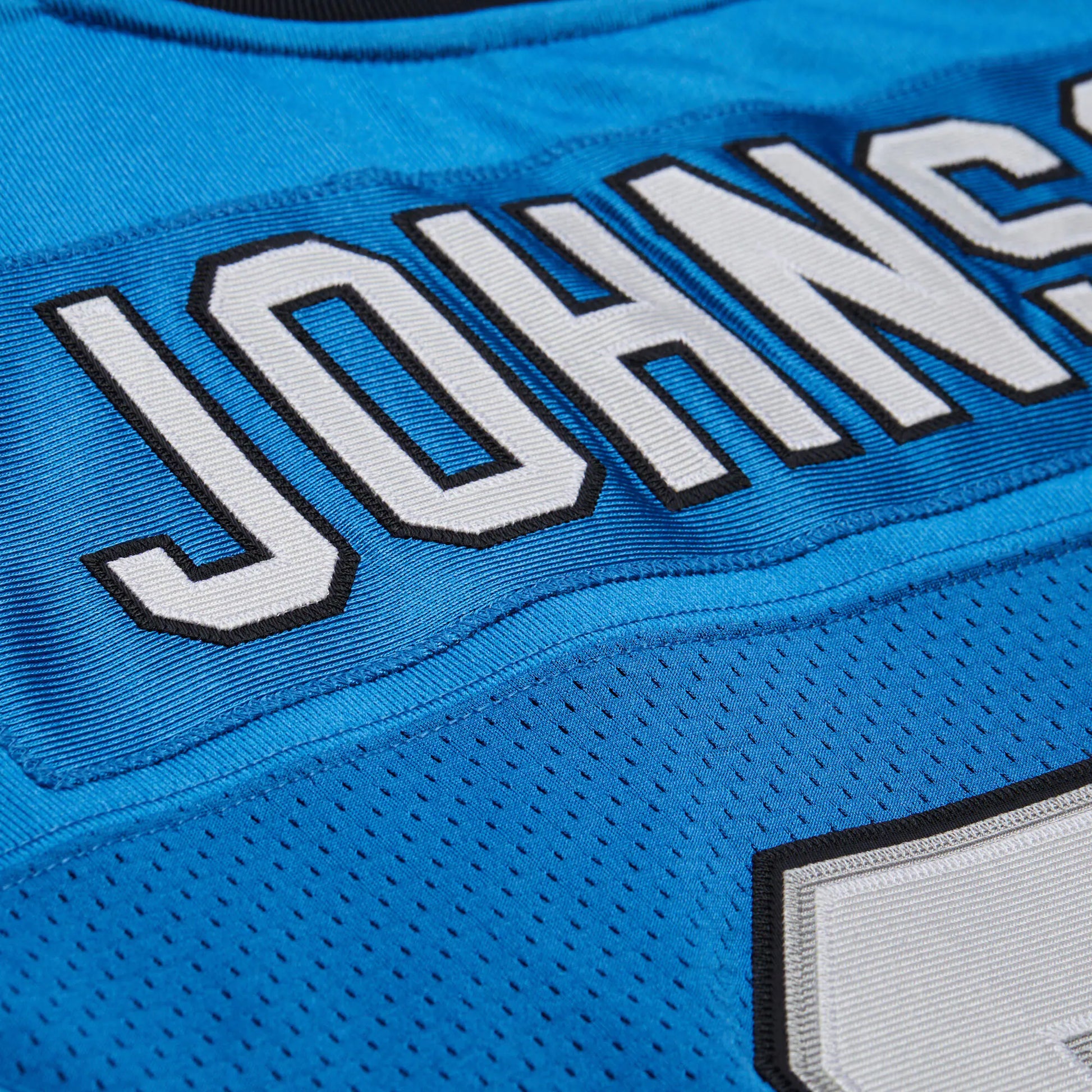 Calvin Johnson Detroit Lions Mitchell &amp; Ness 2007 Authentic Throwback Retired Player Jersey - Blue