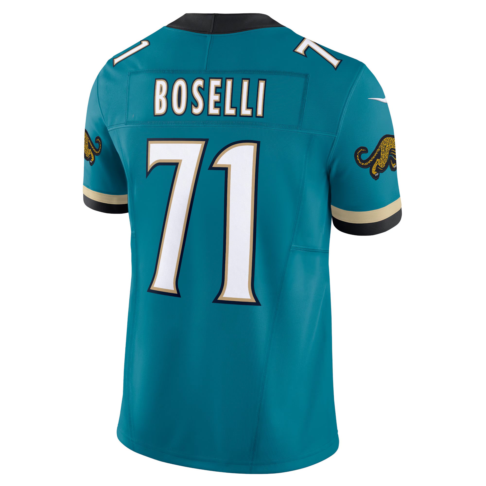 Tony Boselli Jacksonville Jaguars Nike Prowler Throwback Vapor F.U.S.E. Limited Retired Player Jersey - Teal