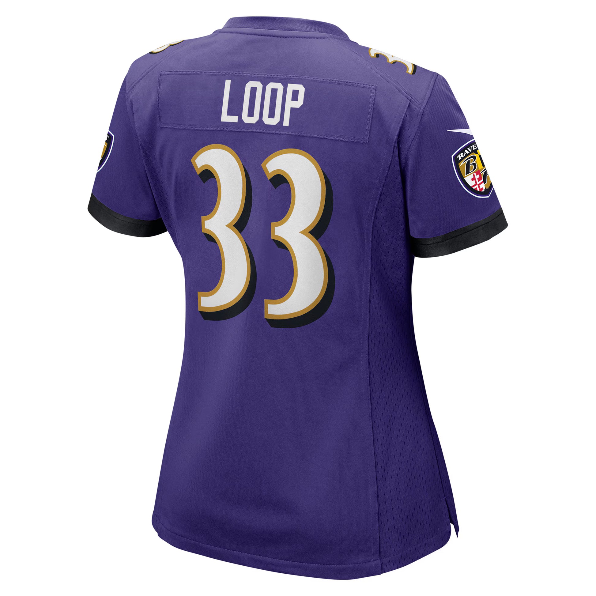 Tyler Loop Baltimore Ravens Nike Women's Team Game Jersey -  Purple