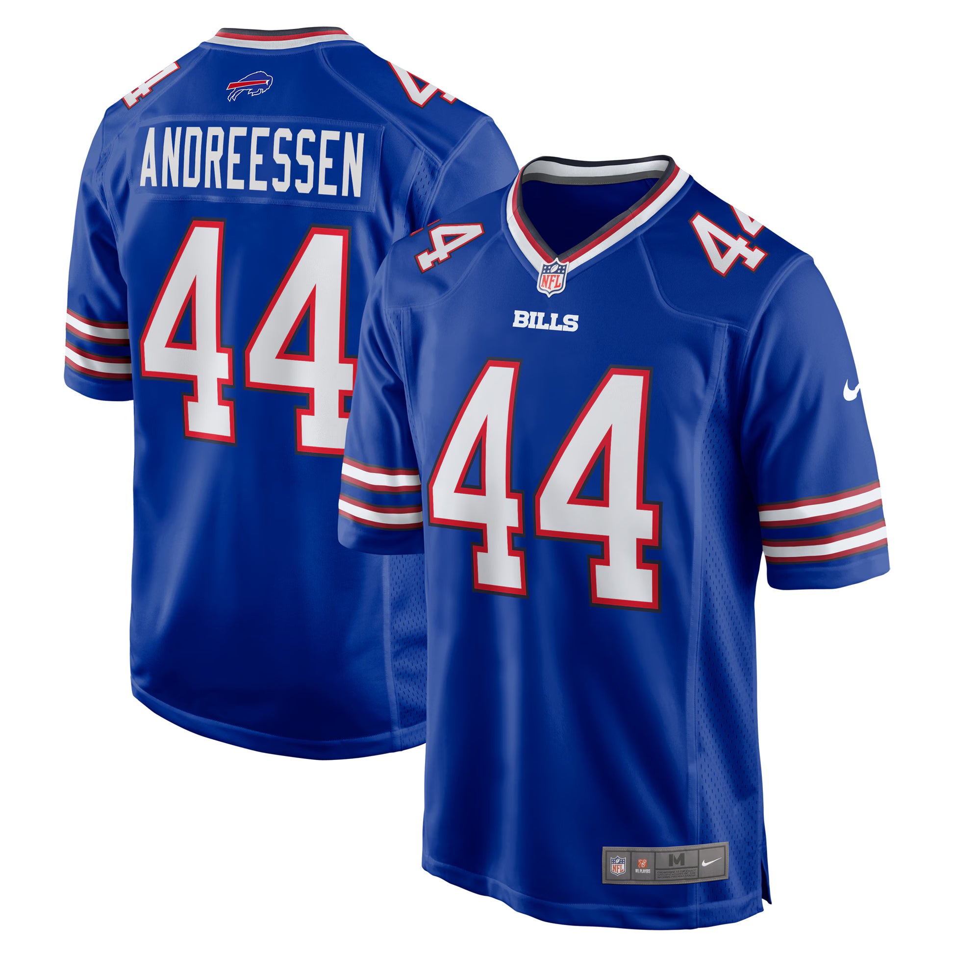 Joe Andreessen Buffalo Bills Nike Game Jersey -  Royal
