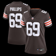 Tyre Phillips Cleveland Browns Nike Women's Team Game Jersey -  Brown