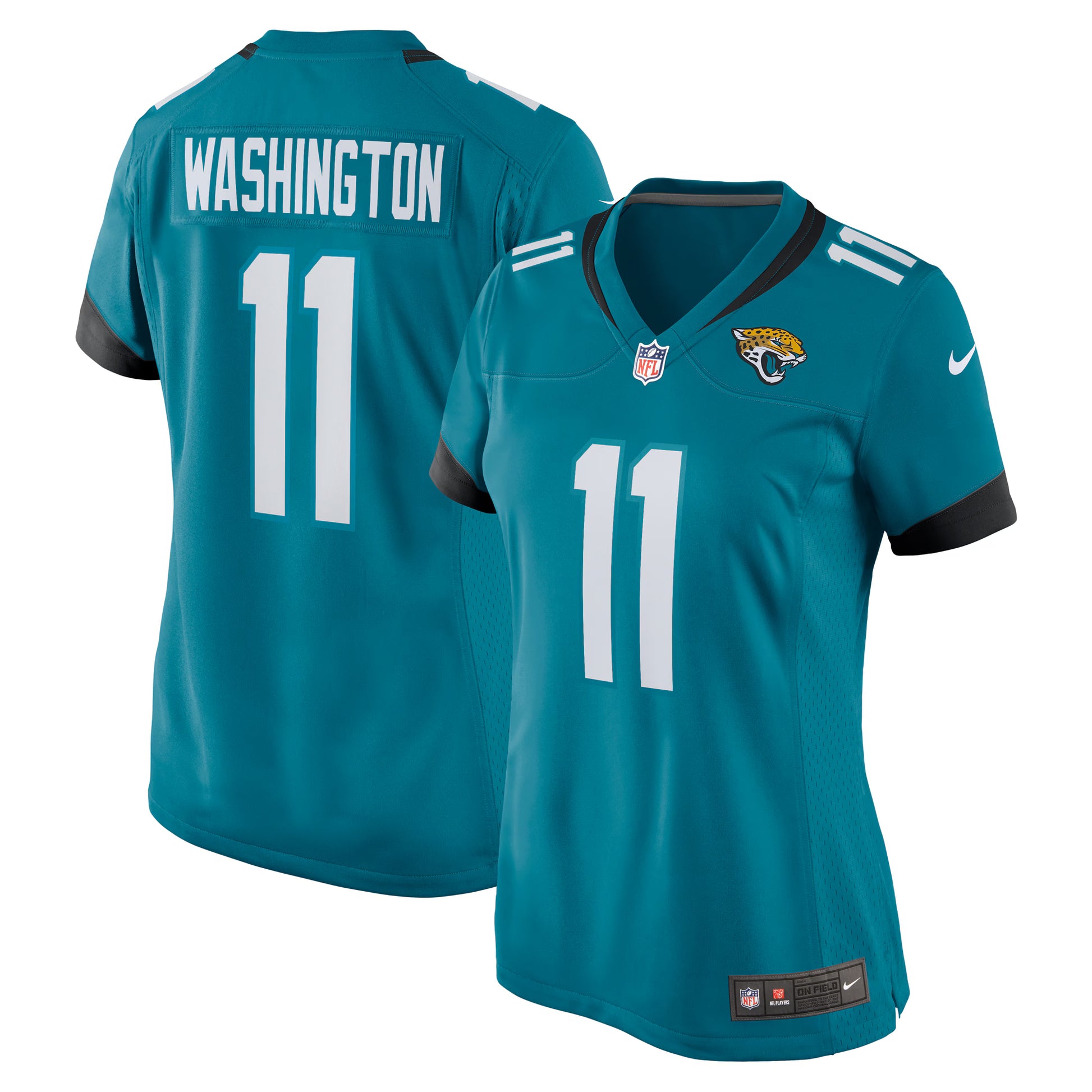 Parker Washington Jacksonville Jaguars Nike Women's Team Game Jersey -  Teal