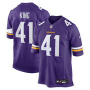 Kobe King Minnesota Vikings Nike Team Game Jersey -  Purple
