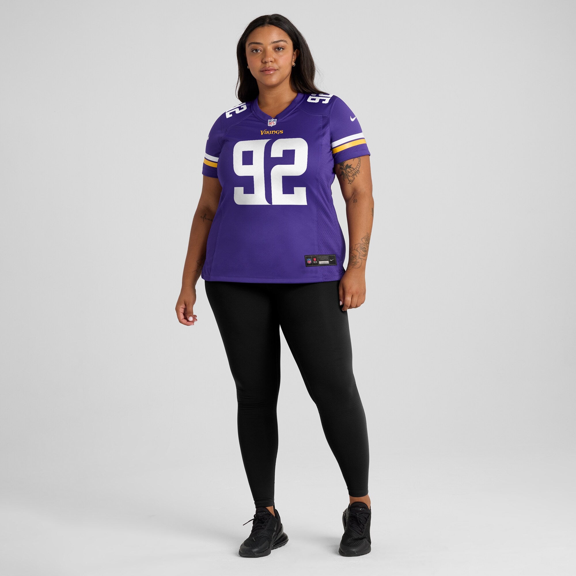 James Lynch Minnesota Vikings Nike Women's Game Player Jersey - Purple
