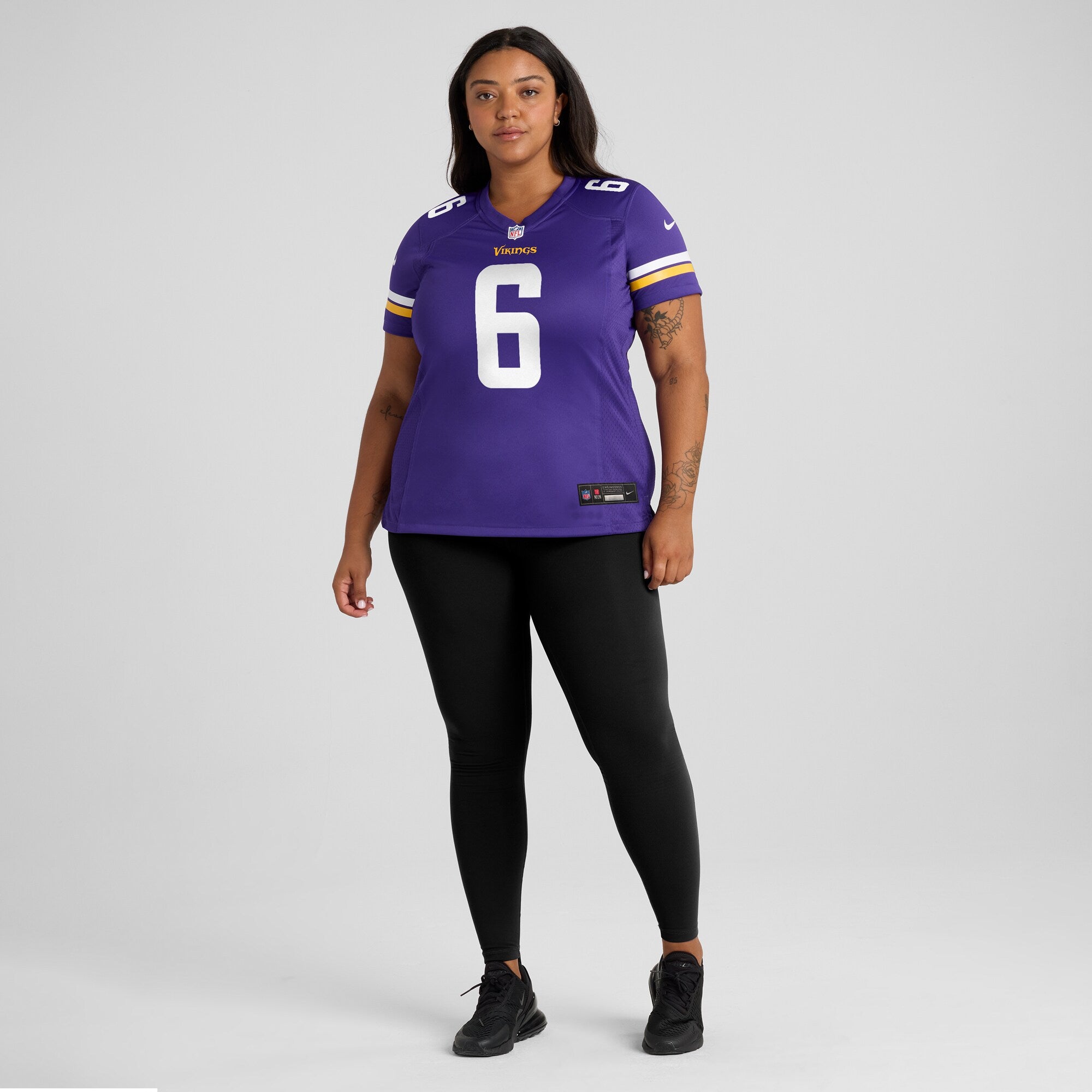 Brian Asamoah II Minnesota Vikings Nike Women's  Game Jersey -  Purple