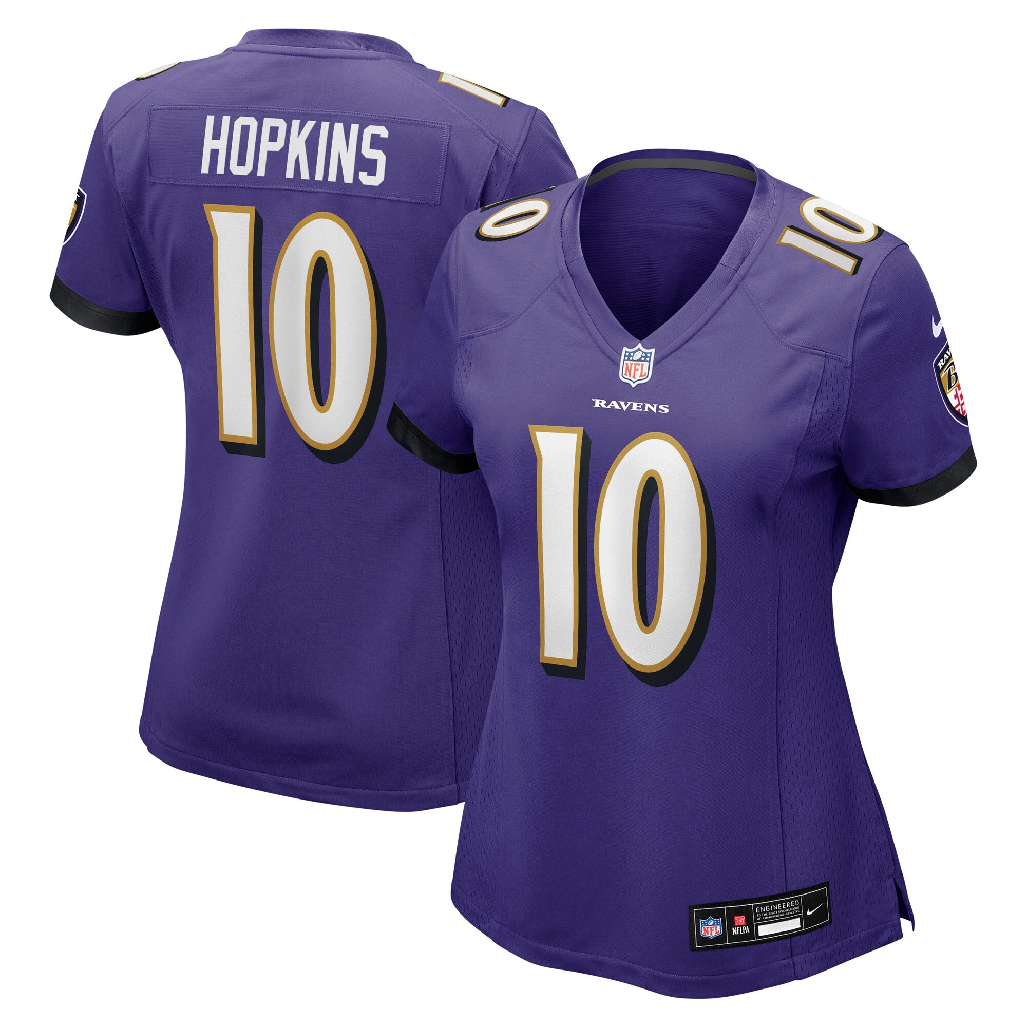 DeAndre Hopkins Baltimore Ravens Nike Women's Team Game Jersey -  Purple