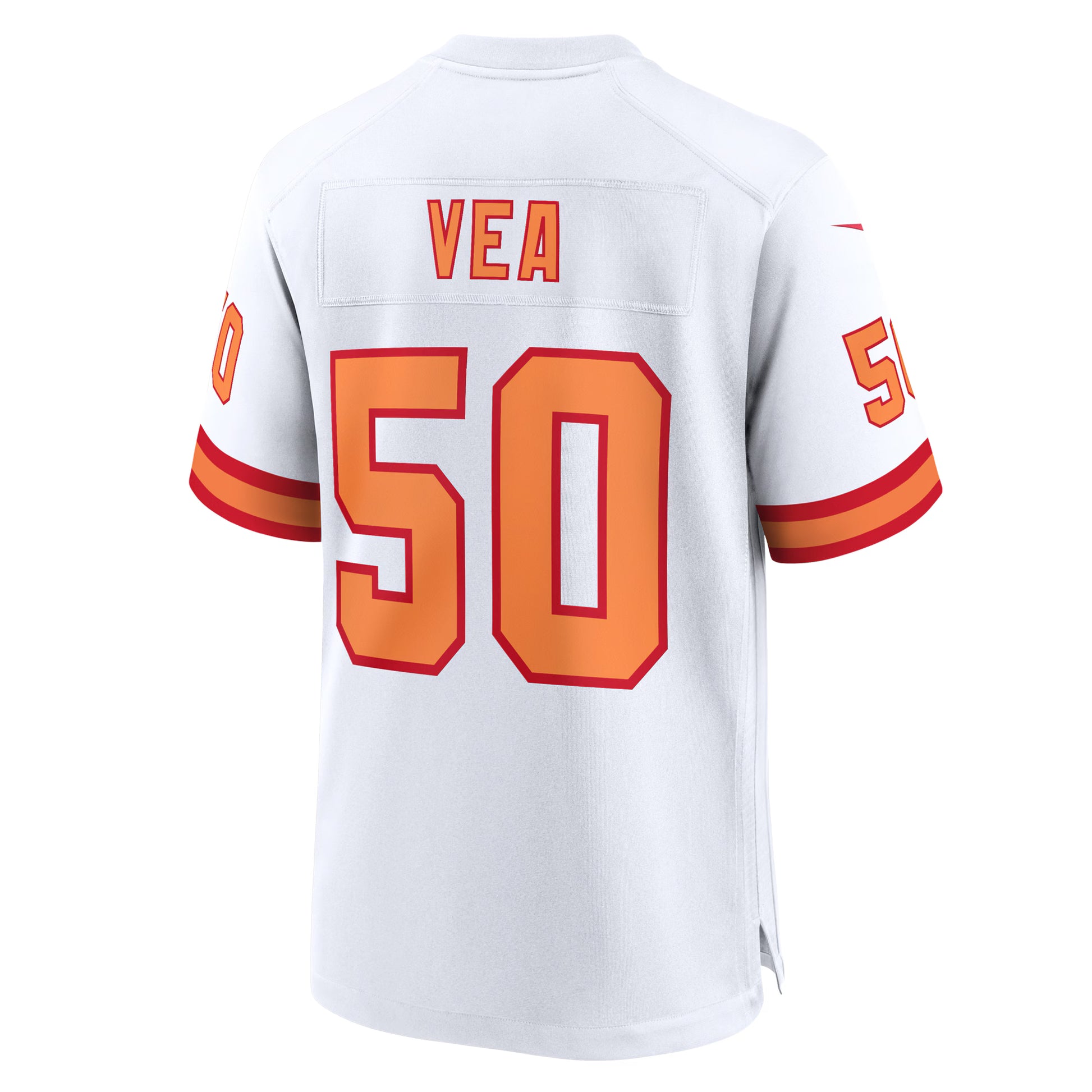 Vita Vea '76 Tampa Bay Buccaneers Nike 50th Season Game Jersey - White