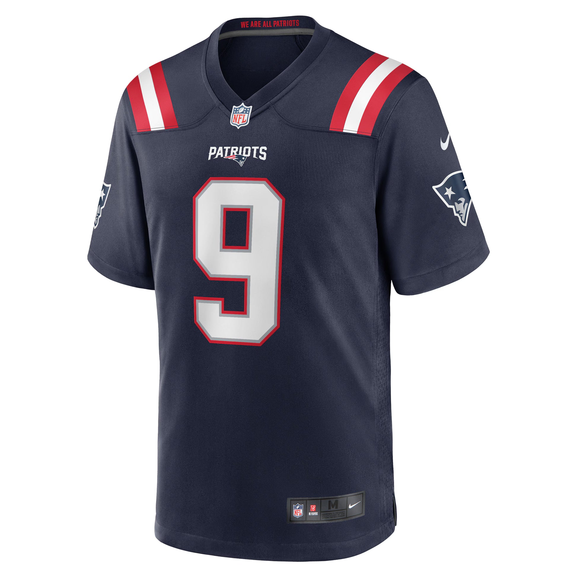 Kayshon Boutte New England Patriots Nike  Game Jersey -  Navy