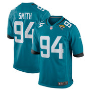 Maason Smith Jacksonville Jaguars Nike Team Game Jersey -  Teal