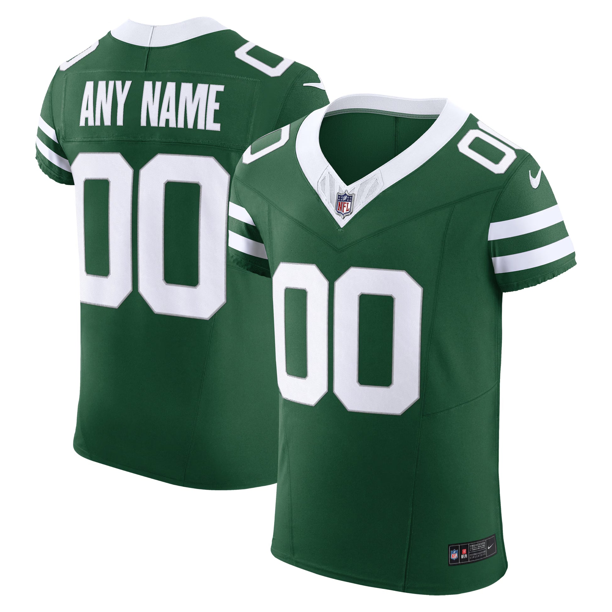 New York Jets Nike Vapor F.U.S.E. Elite Custom Jersey - Legacy Green
