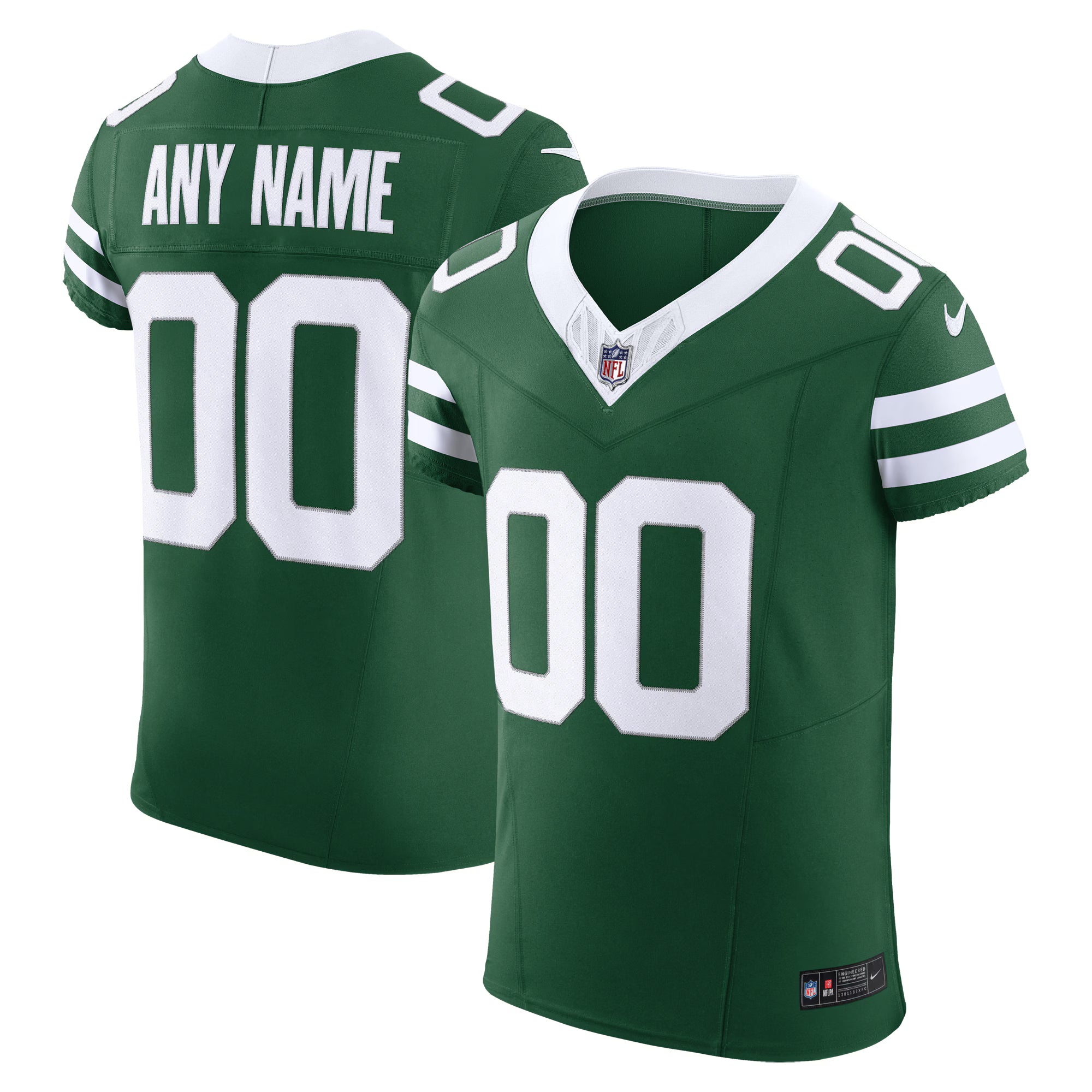 New York Jets Nike Vapor F.U.S.E. Elite Custom Jersey - Legacy Green