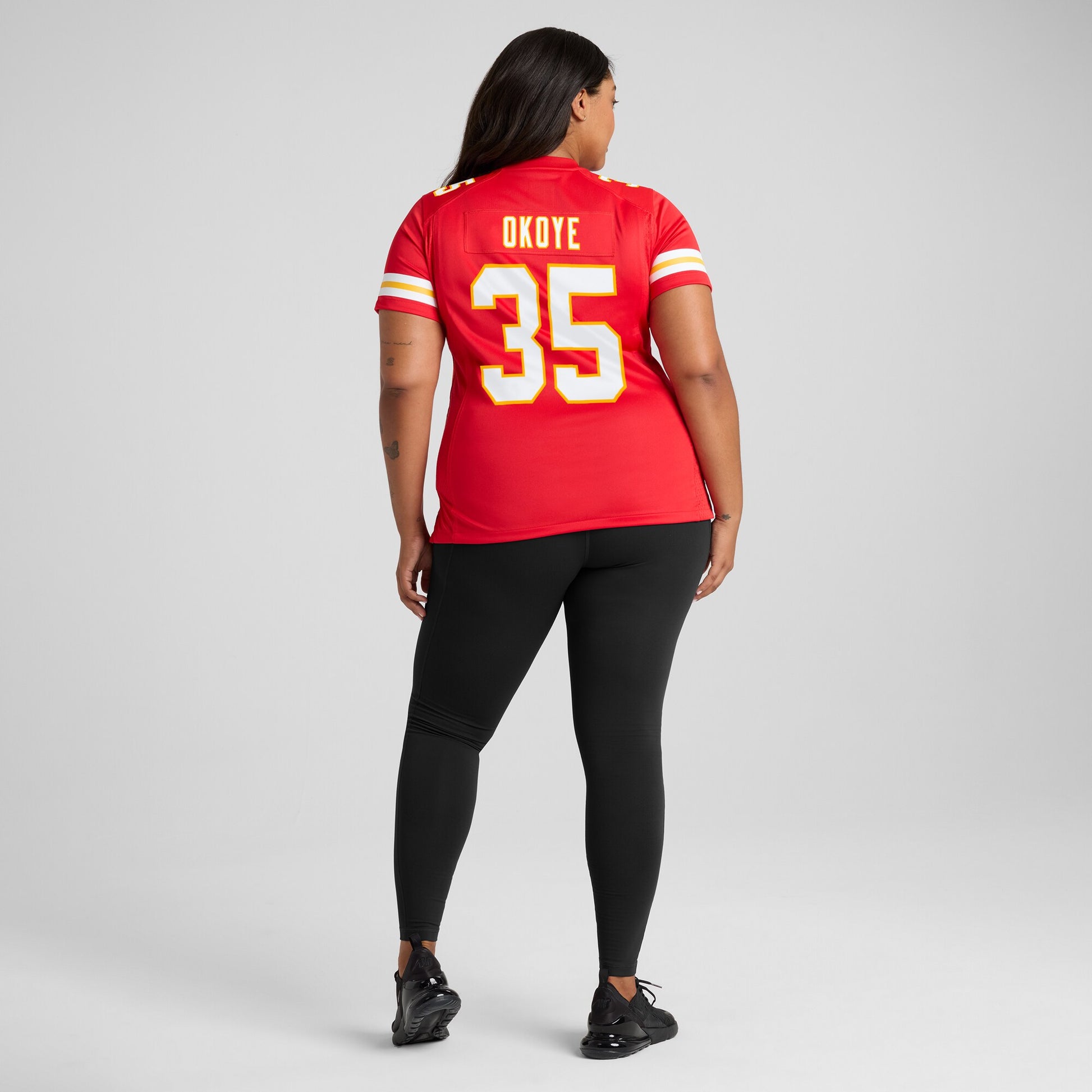 Christian Okoye Kansas City Chiefs Nike Women's Game Retired Player Jersey - Red