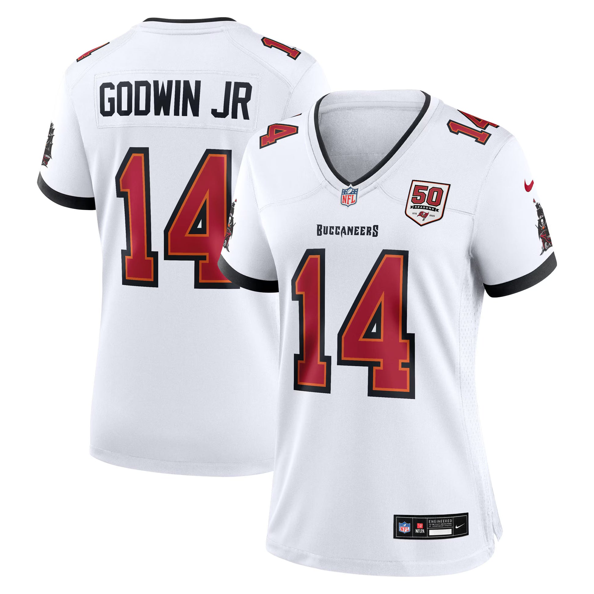 Chris Godwin Jr. Tampa Bay Buccaneers Nike Women's 50th Season White Game Jersey - White