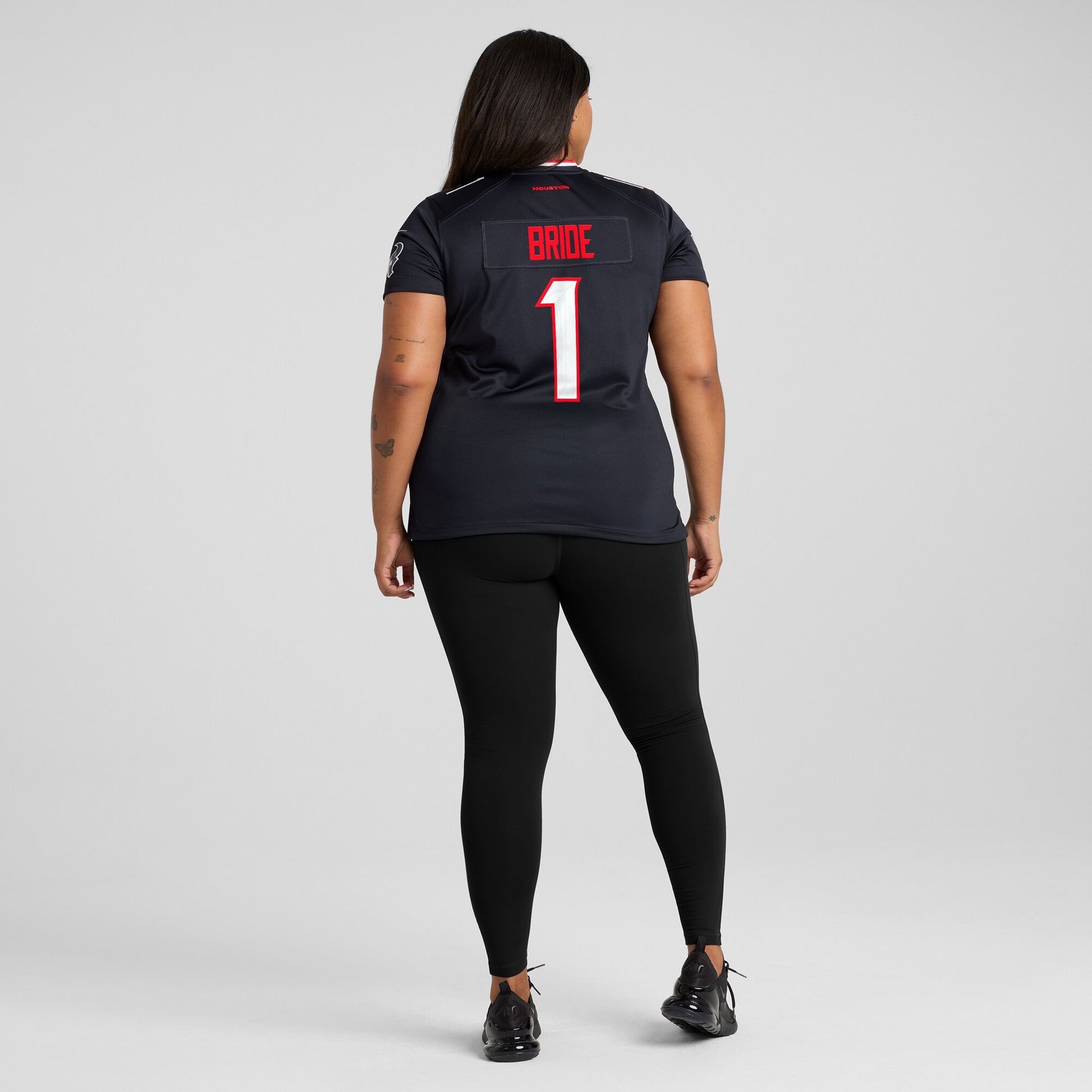 Number 1 Bride Houston Texans Nike Women's Game Jersey - Navy