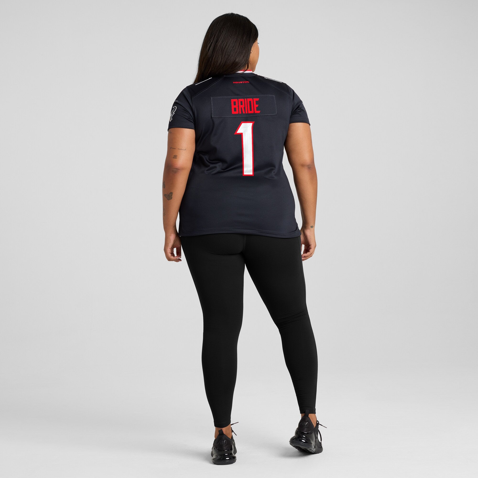 Number 1 Bride Houston Texans Nike Women's Game Jersey - Navy