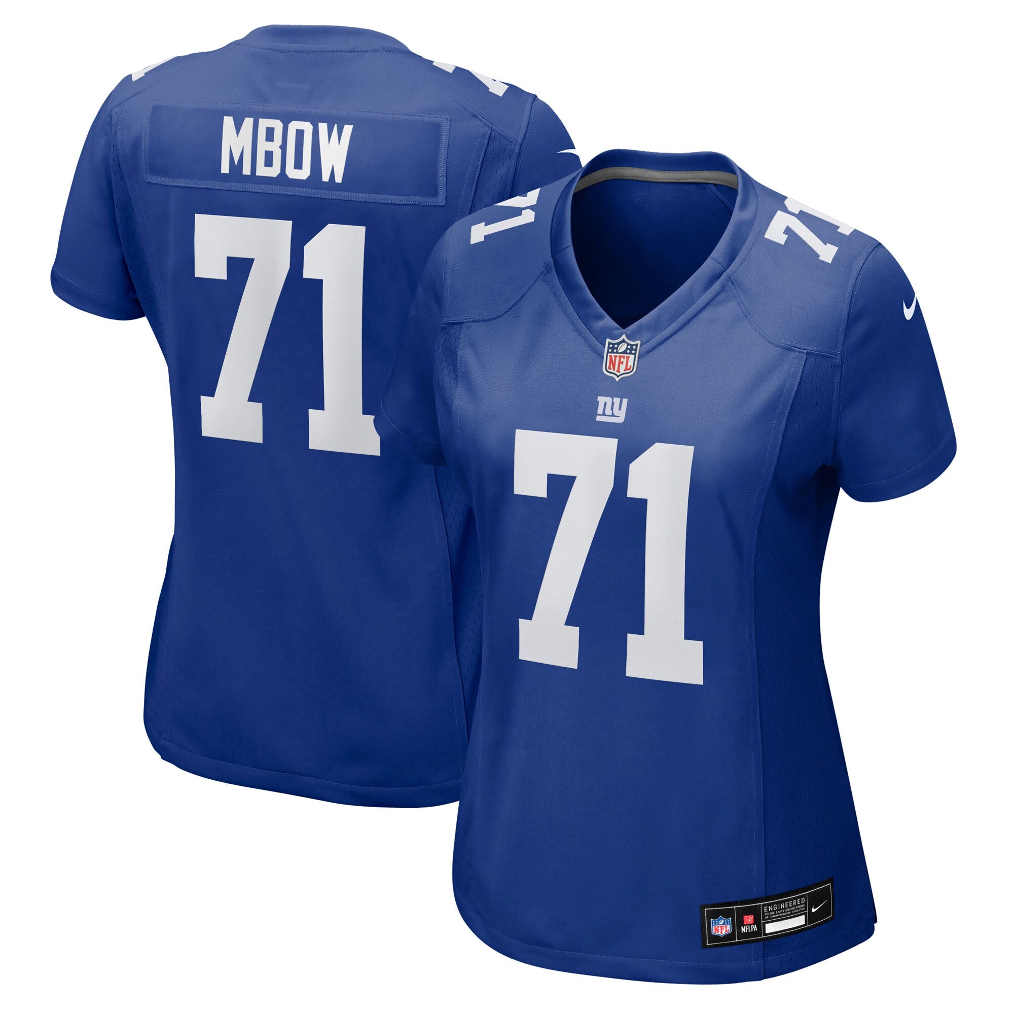 Marcus Mbow New York Giants Nike Women's Team Game Jersey -  Royal