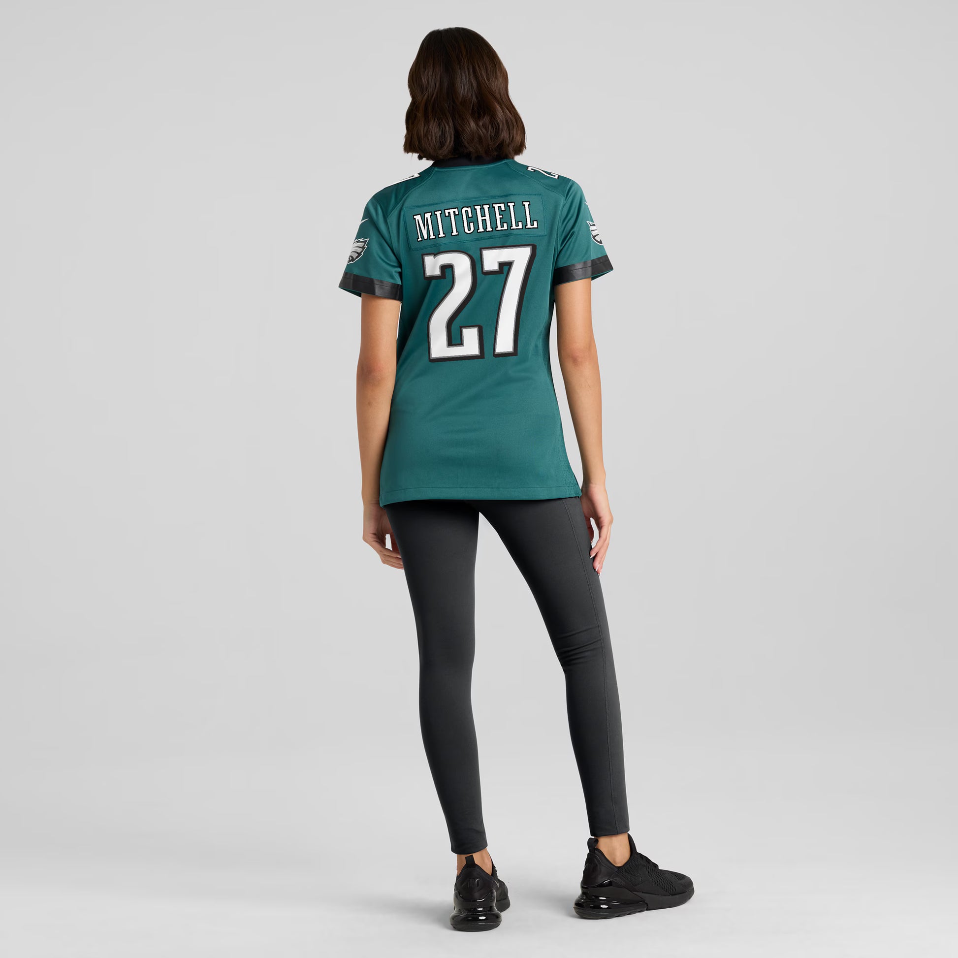 Quinyon Mitchell Philadelphia Eagles Nike Women's Team Game Jersey - Midnight Green