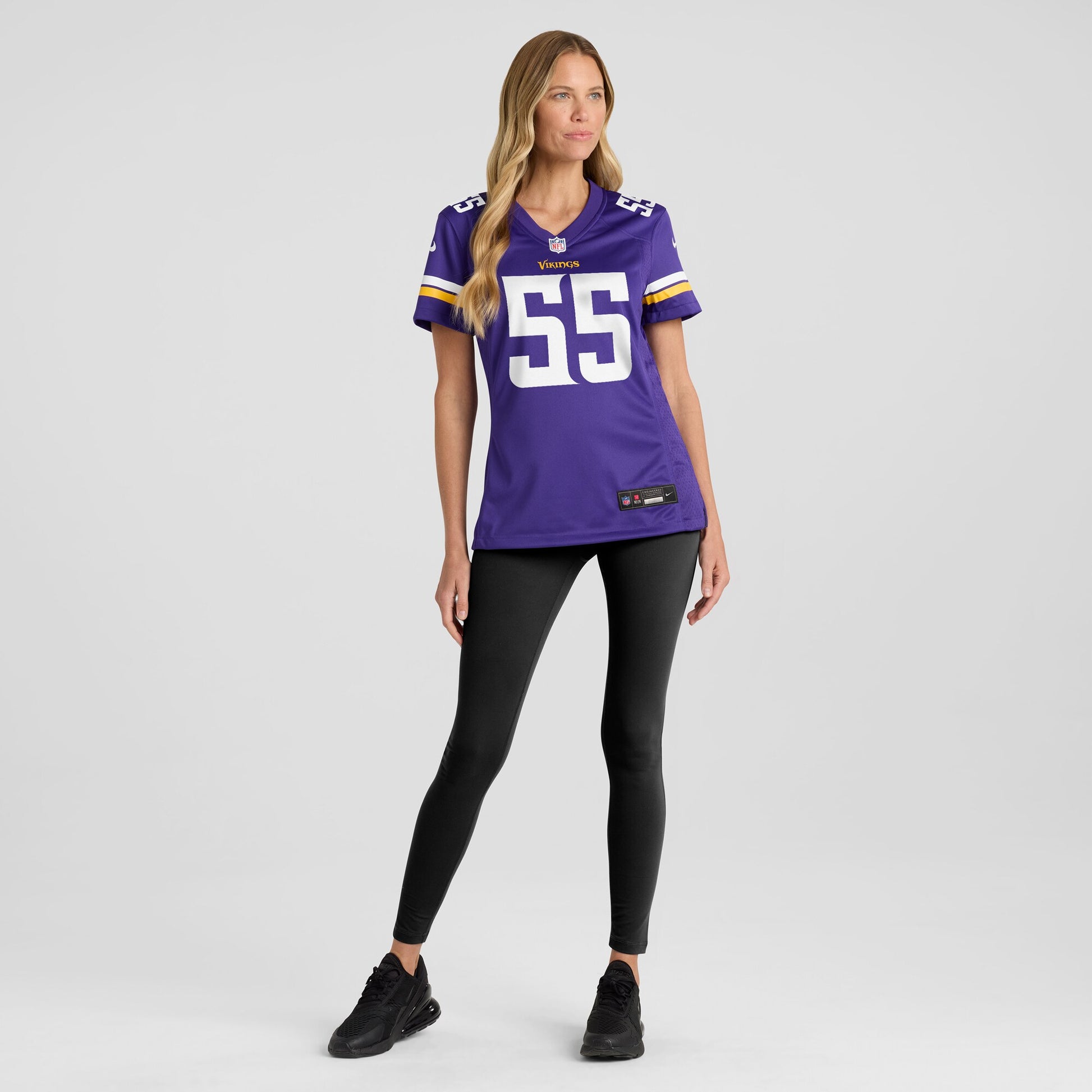 Jack Del Rio Minnesota Vikings Nike Women's Game Retired Player Jersey - Purple