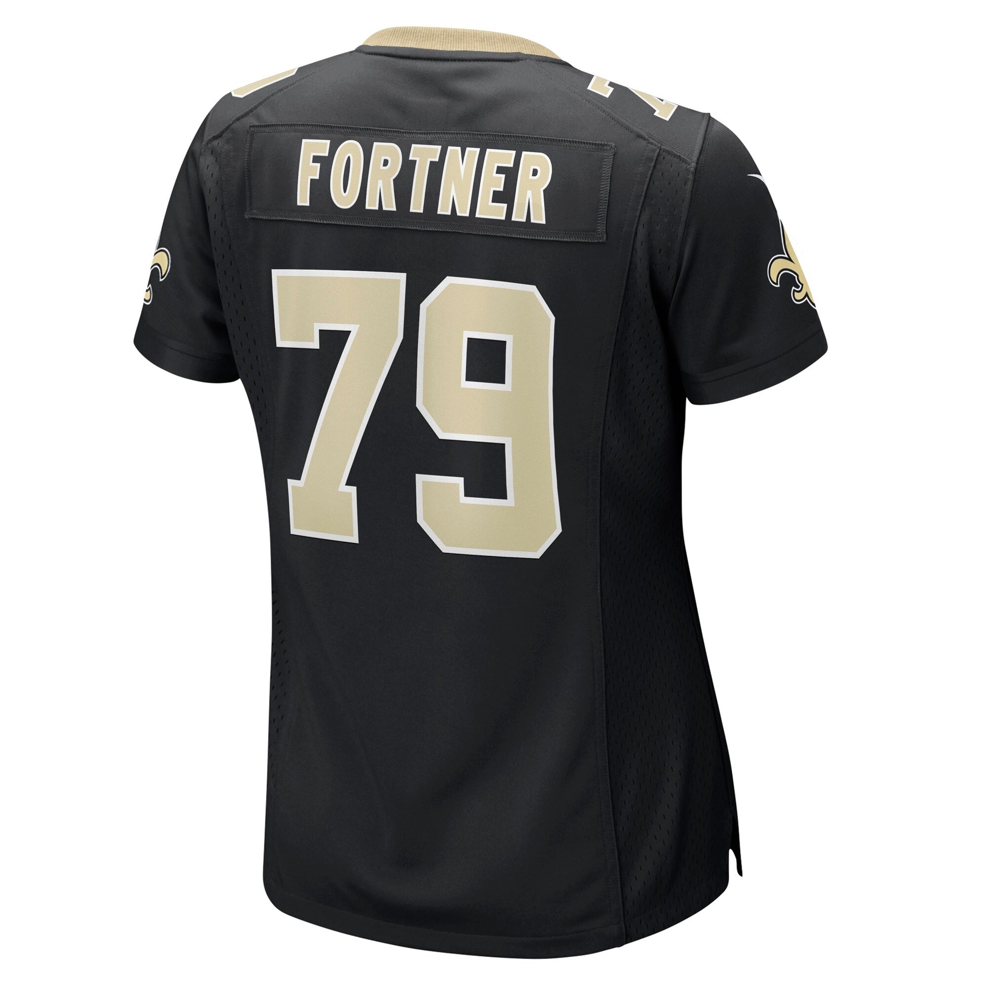Luke Fortner New Orleans Saints Nike Women's Team Game Jersey -  Black