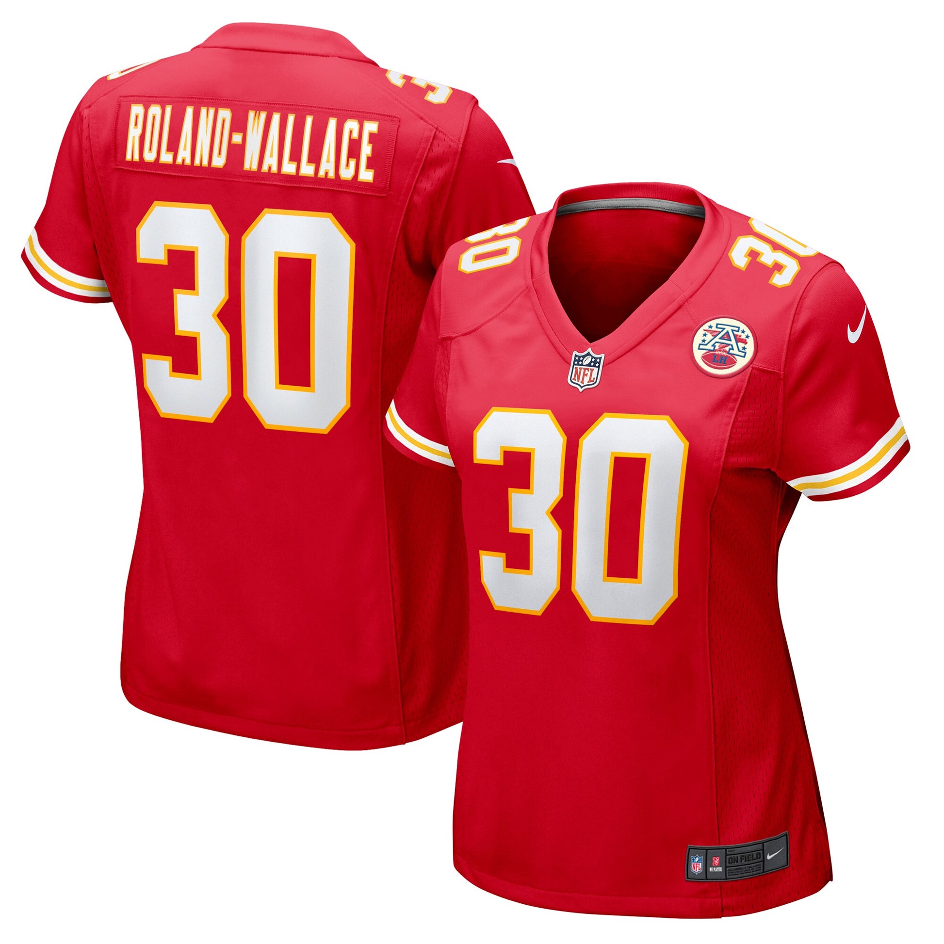 Chris Roland-Wallace Kansas City Chiefs Nike Women's  Game Jersey -  Red