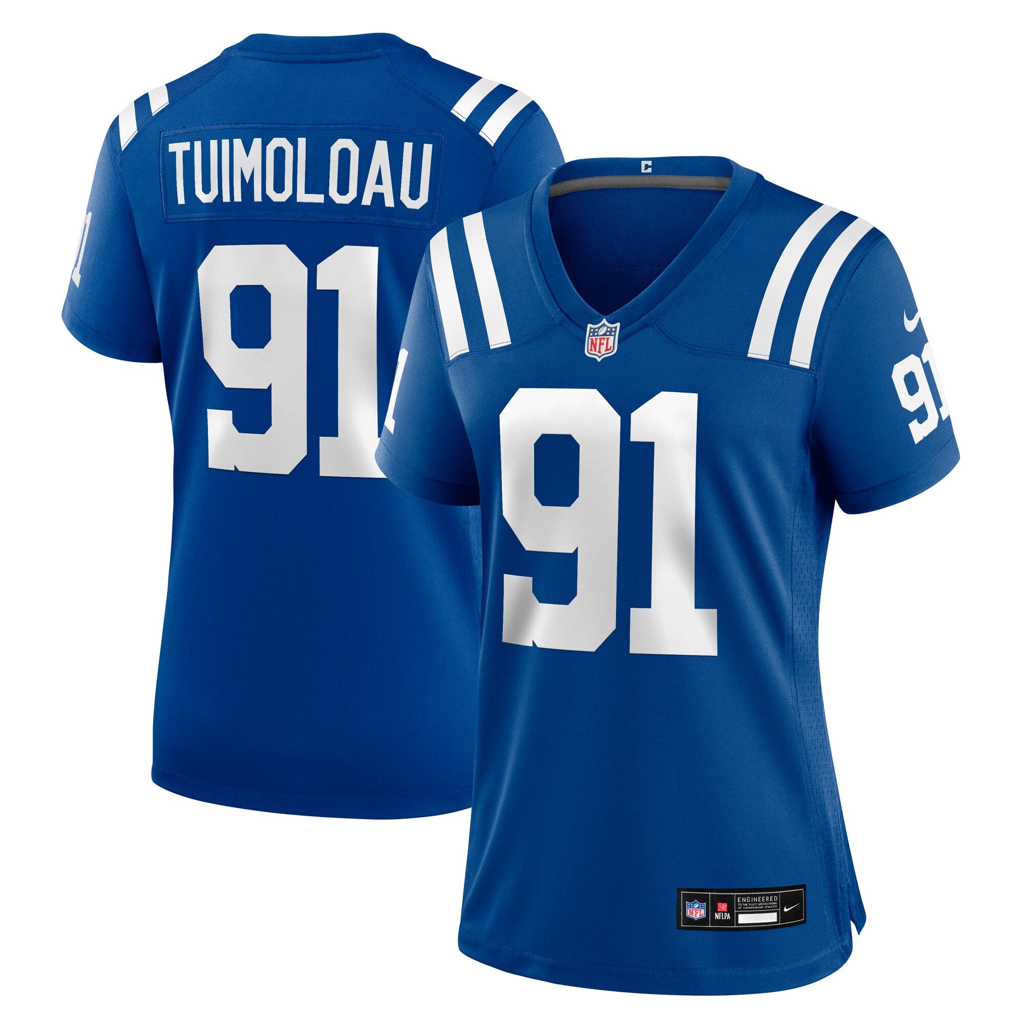 JT Tuimoloau Indianapolis Colts Nike Women's Team Game Jersey -  Royal