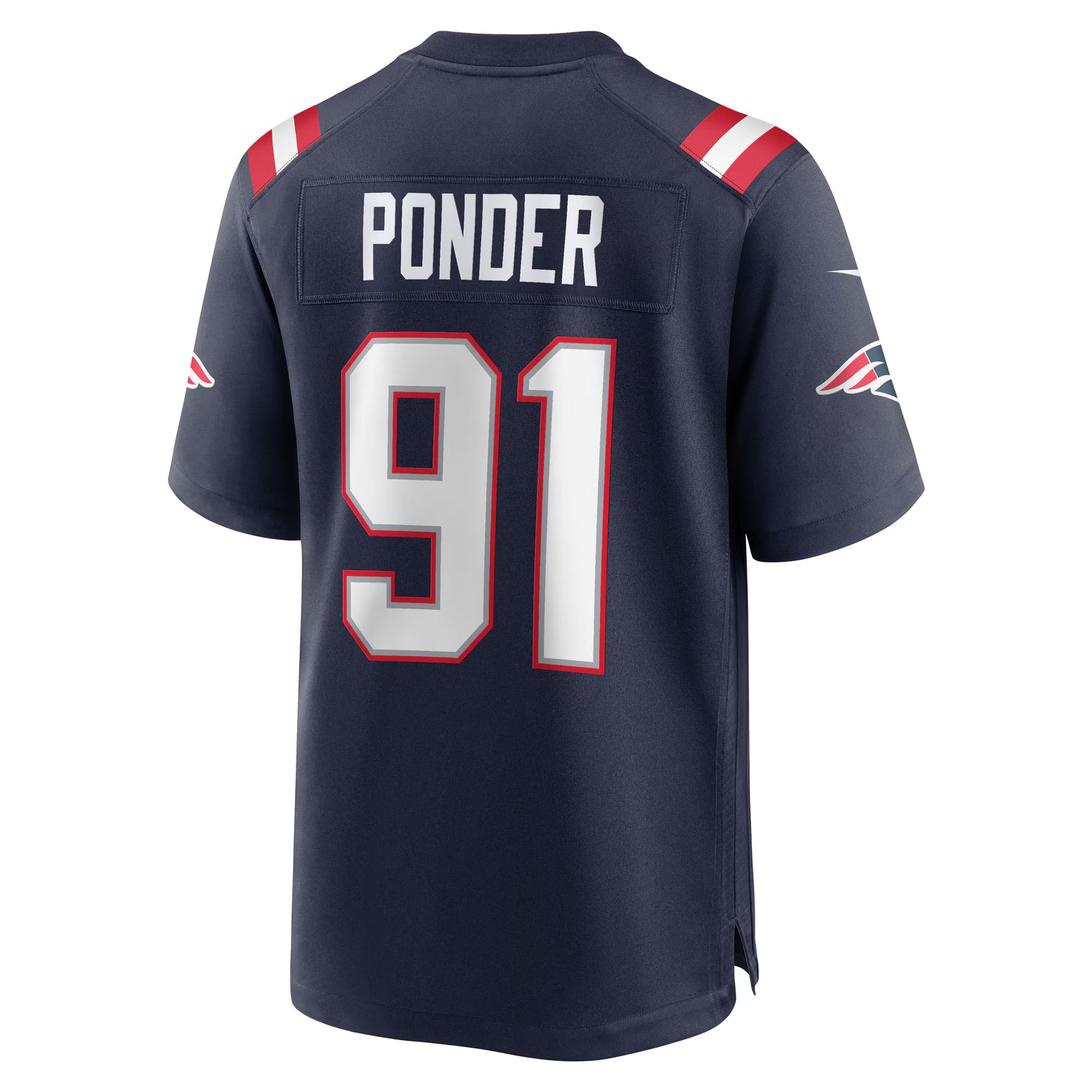 Elijah Ponder New England Patriots Nike Team Game Jersey -  Navy