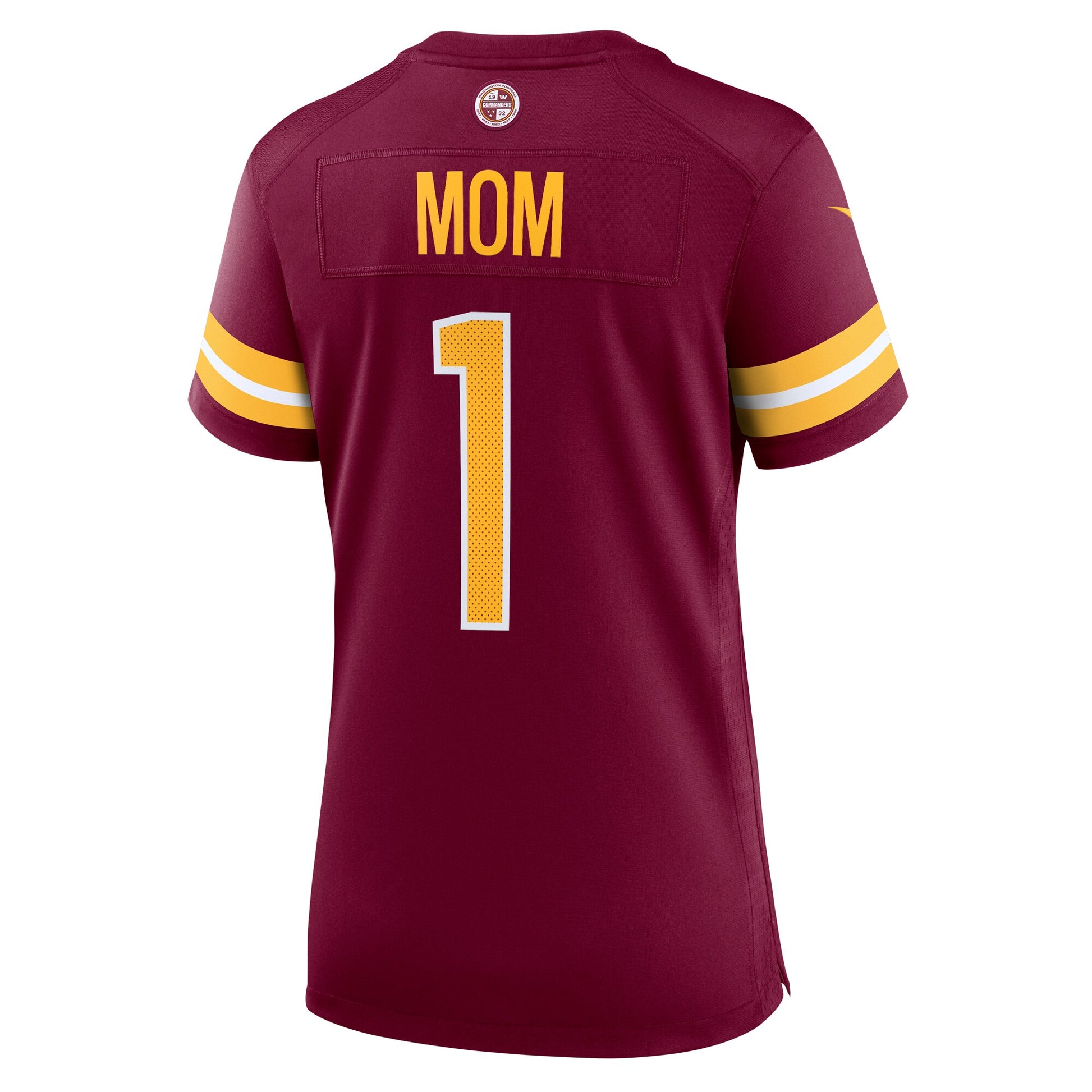 Number 1 Mom Washington Commanders Nike Women's Game Jersey - Burgundy