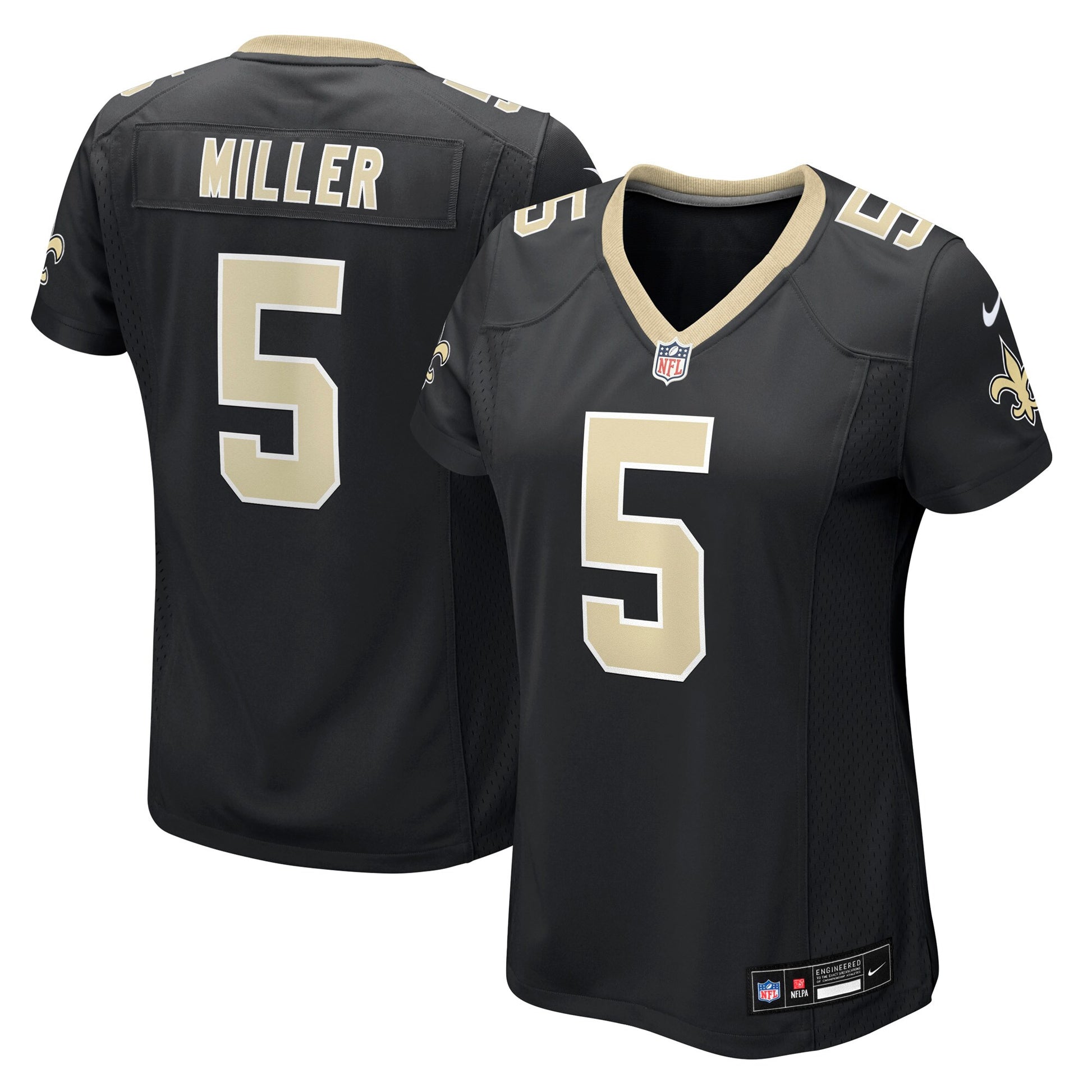 Kendre Miller New Orleans Saints Nike Women's Team Game Jersey -  Black