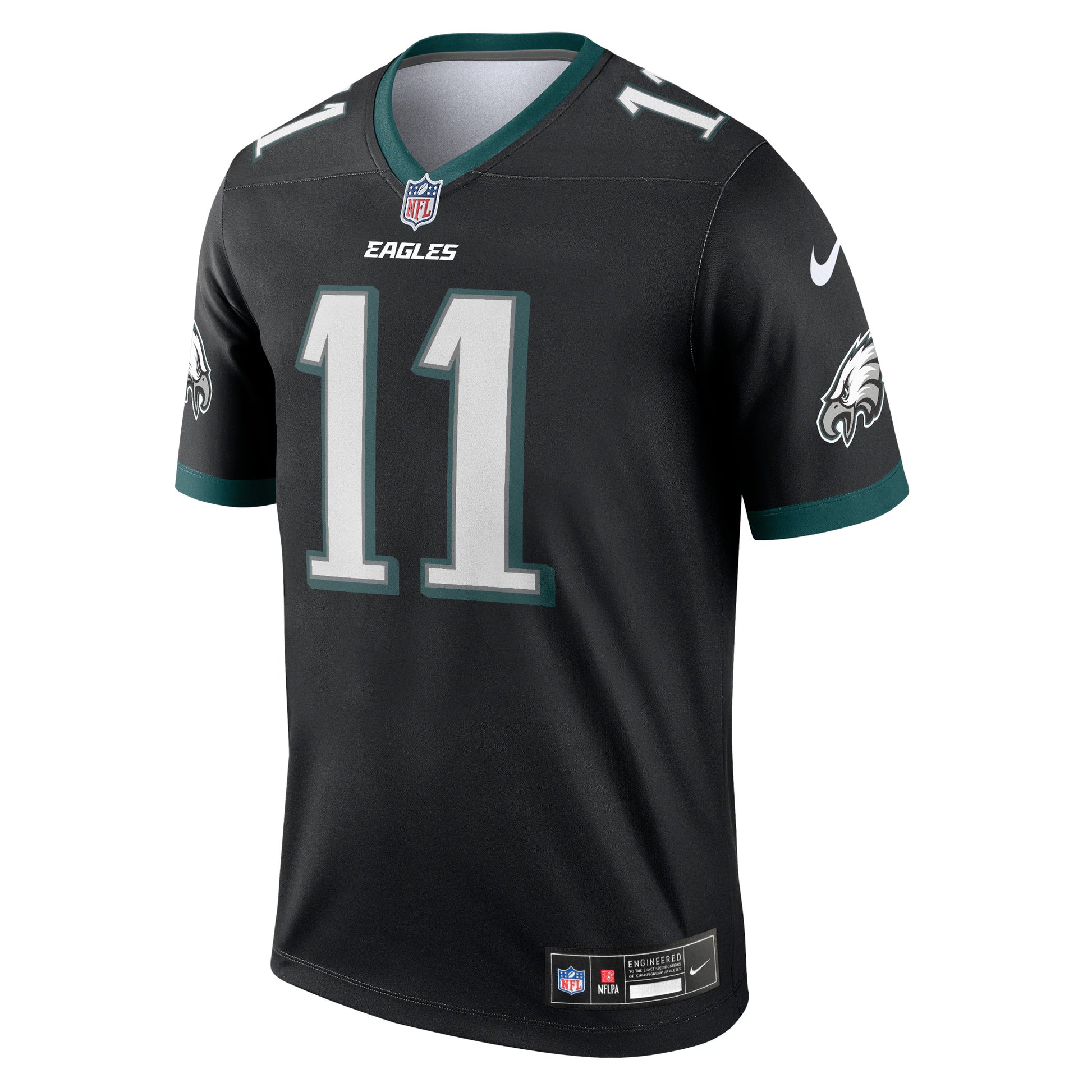 A.J. Brown Philadelphia Eagles Nike Legend Player Performance Top - Black