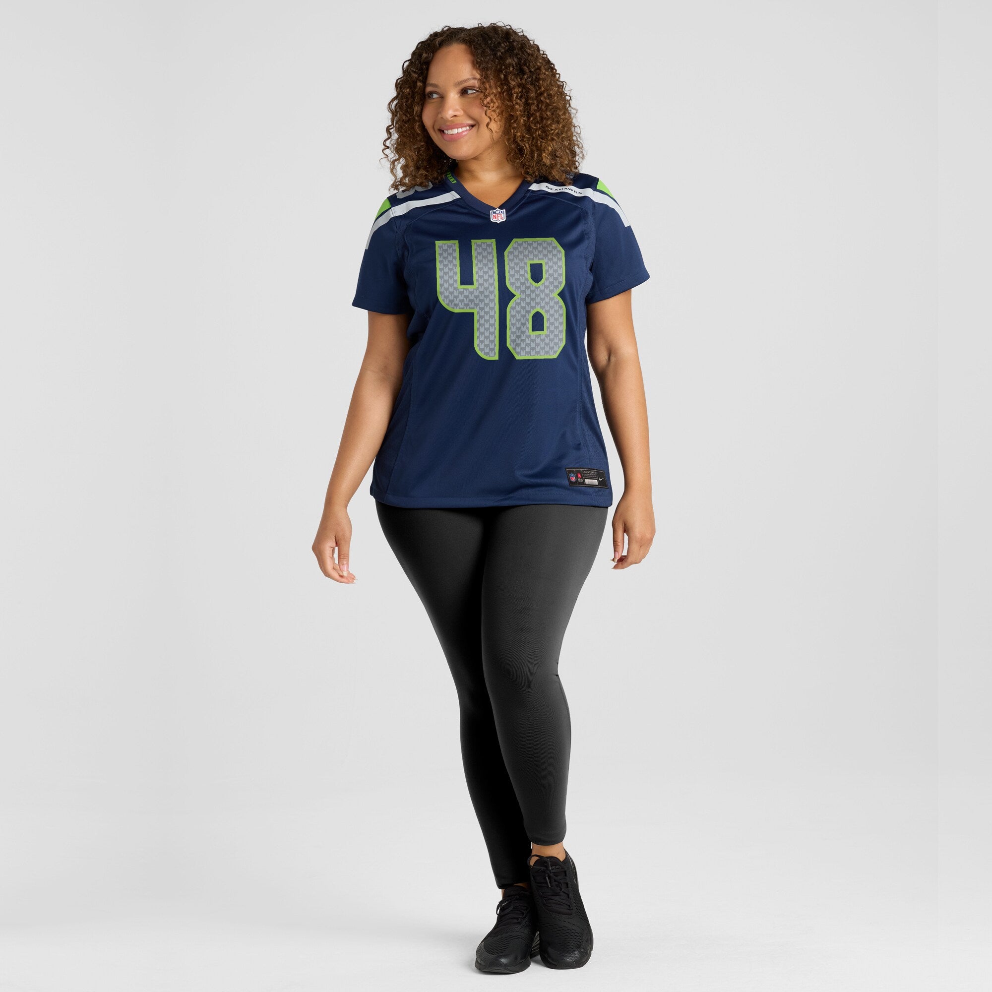 Tyrice Knight Seattle Seahawks Nike Women's Team Game Jersey -  College Navy
