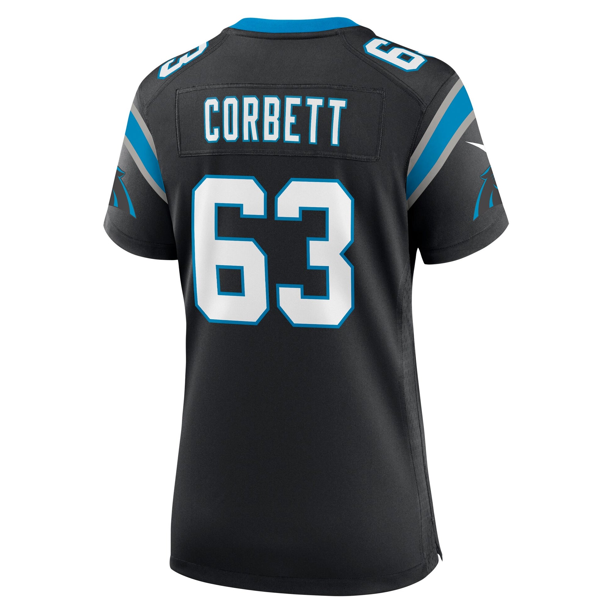 Austin Corbett Carolina Panthers Nike Women's Team Game Jersey - Black