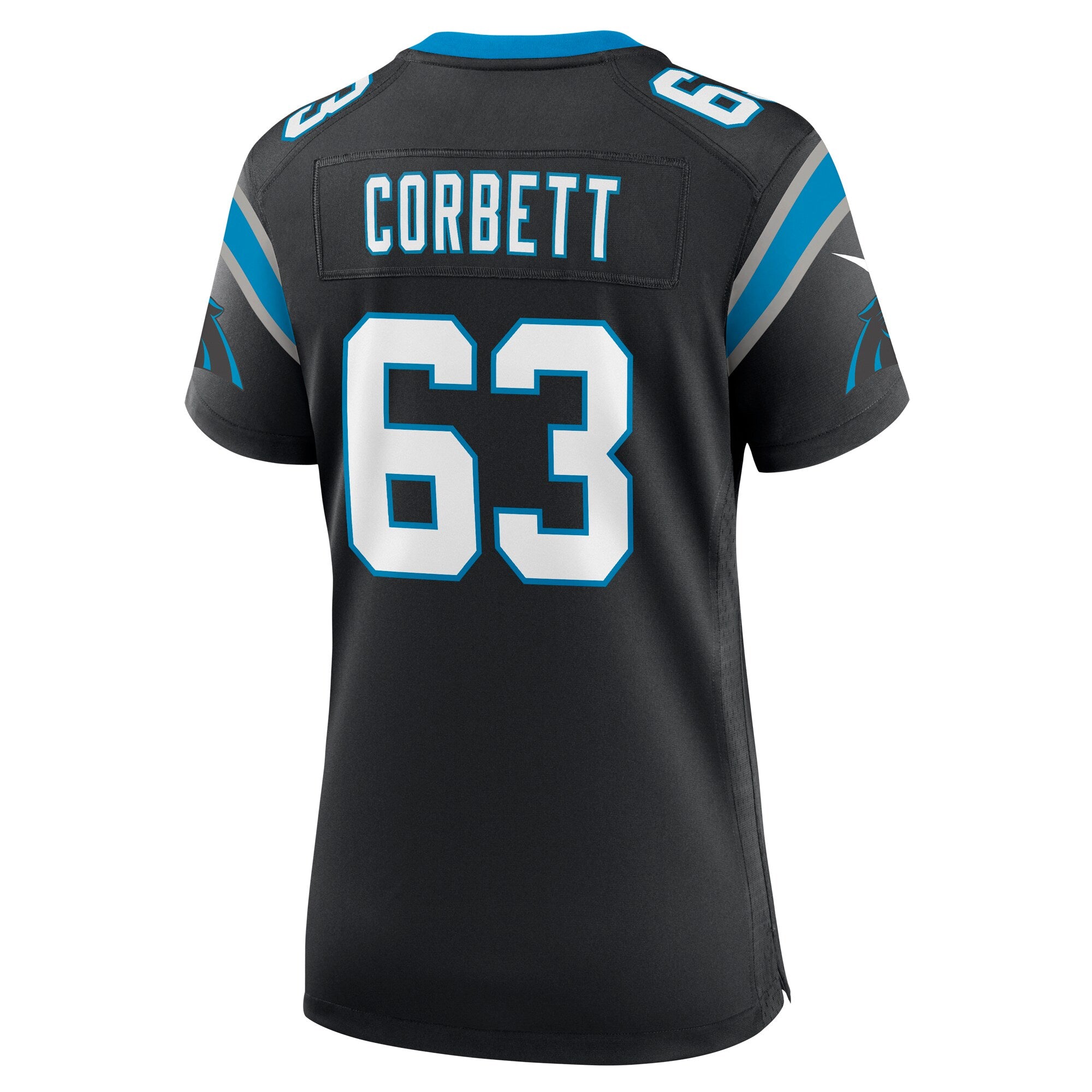 Austin Corbett Carolina Panthers Nike Women's Team Game Jersey - Black