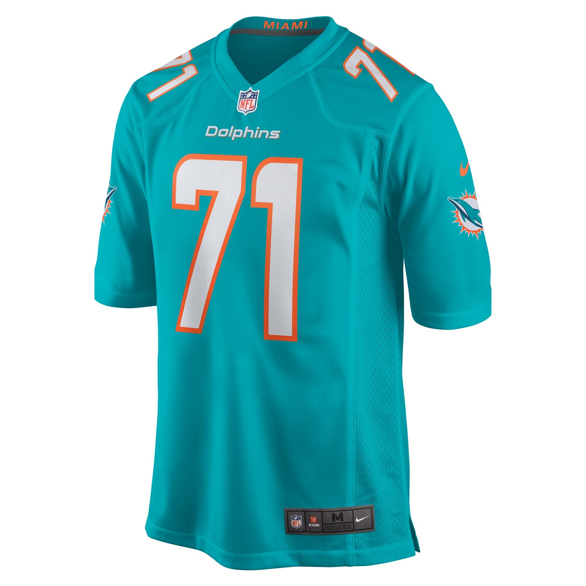 Kion Smith Miami Dolphins Nike  Game Jersey -  Aqua