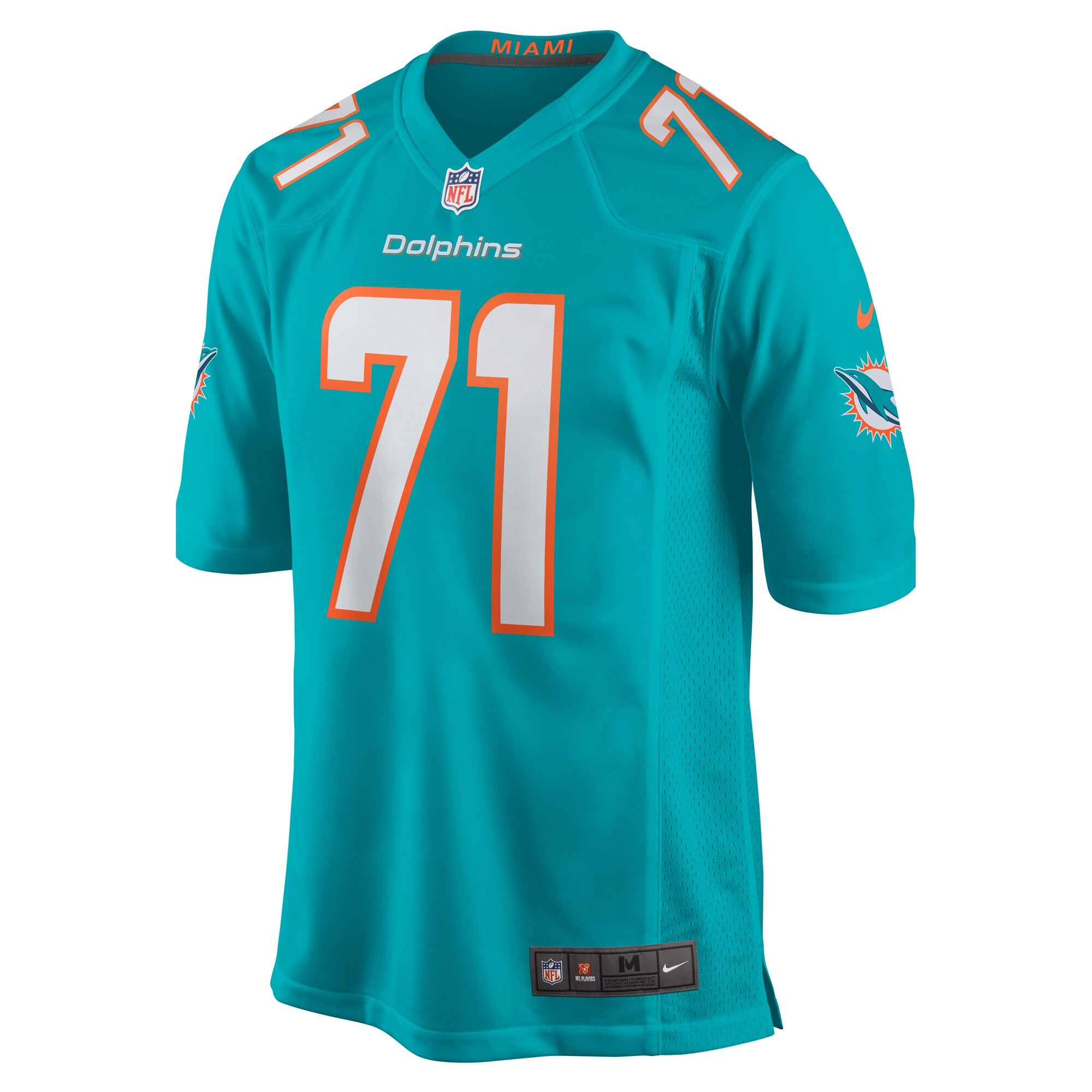 Kion Smith Miami Dolphins Nike  Game Jersey -  Aqua