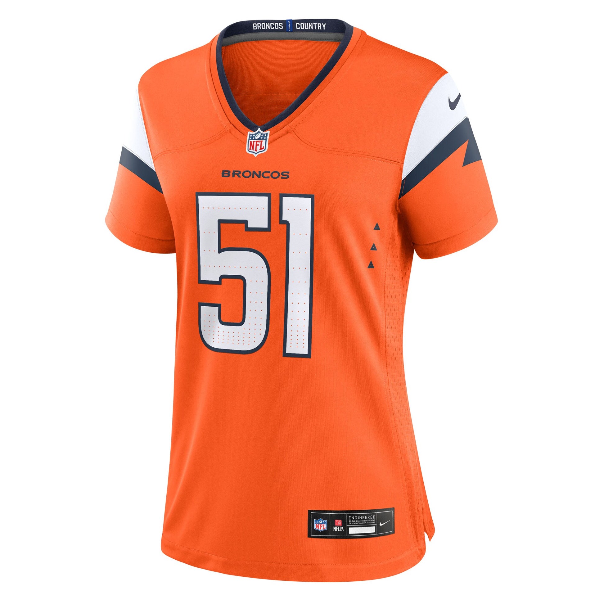 Que Robinson Denver Broncos Nike Women's Team Game Jersey -  Orange