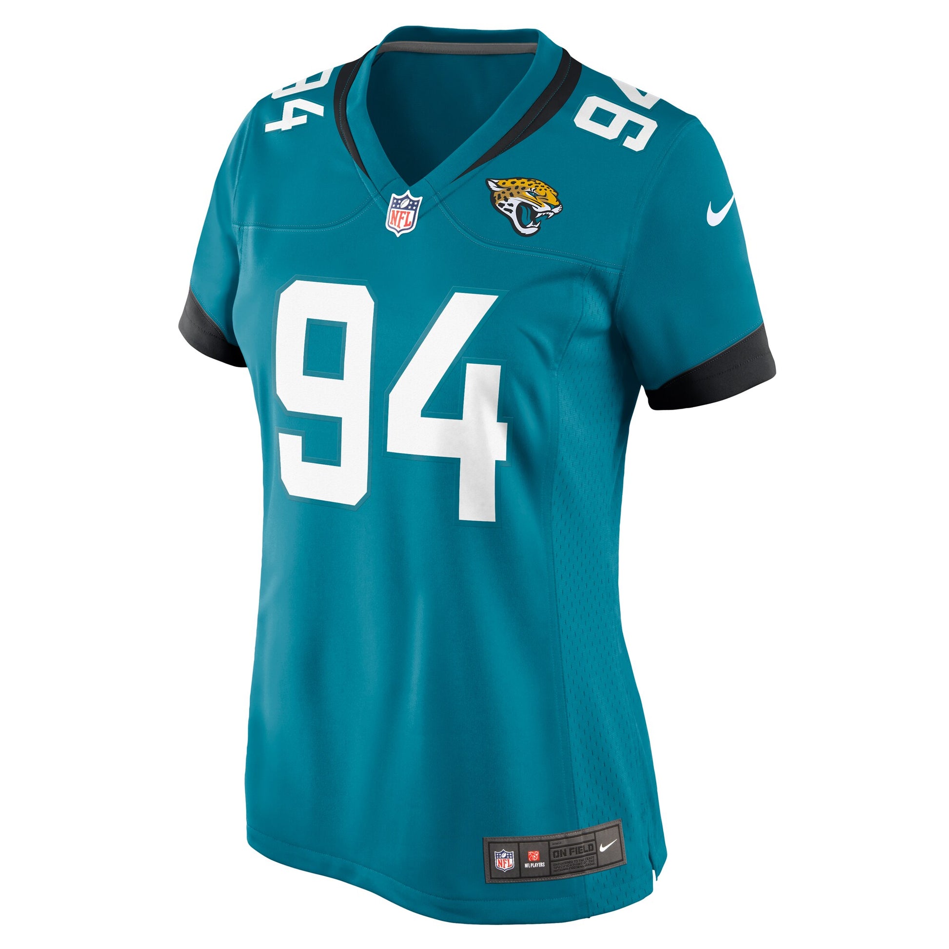 Maason Smith Jacksonville Jaguars Nike Women's  Game Jersey -  Teal