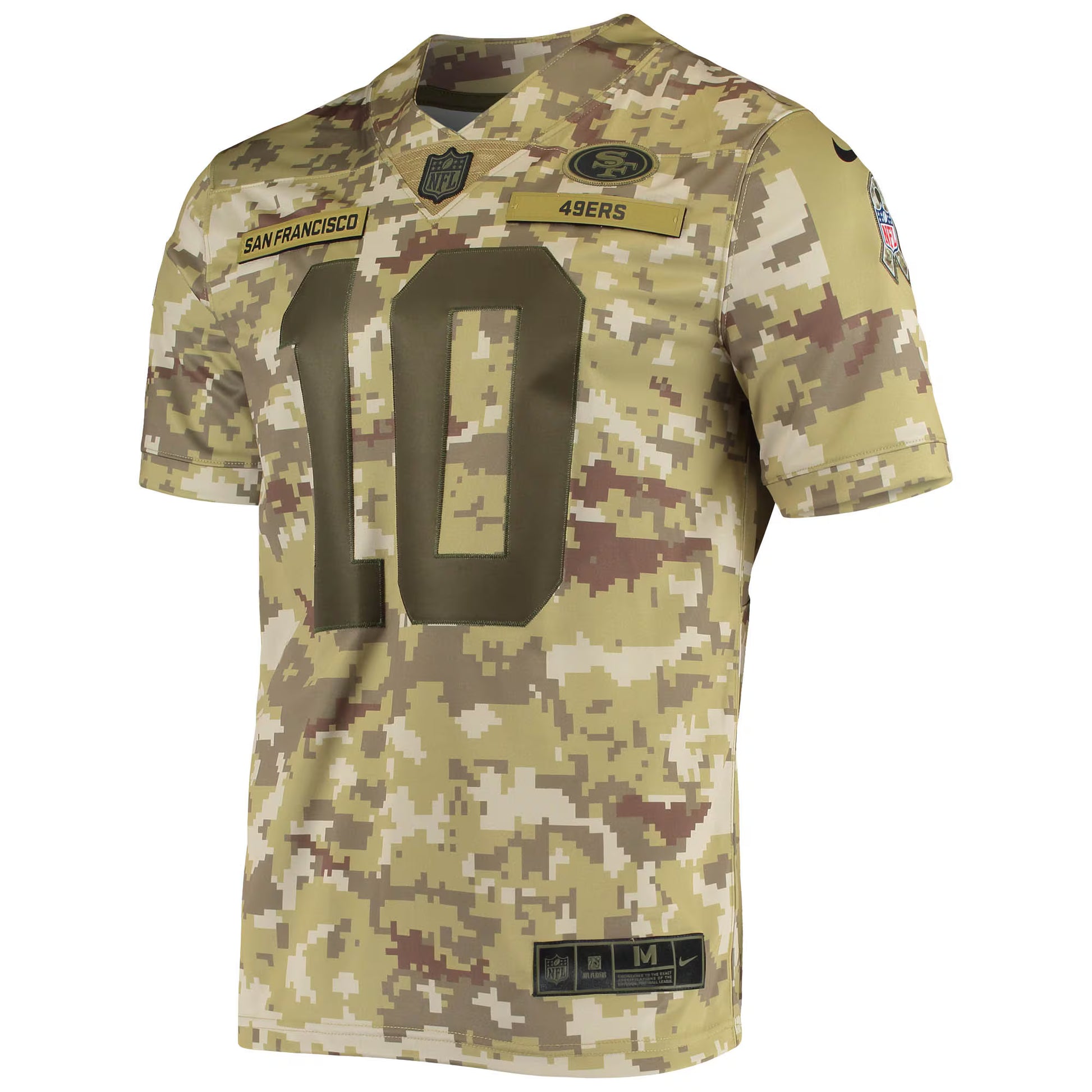 Jimmy Garoppolo San Francisco 49ers Nike Salute To Service Limited Player Jersey - Camo