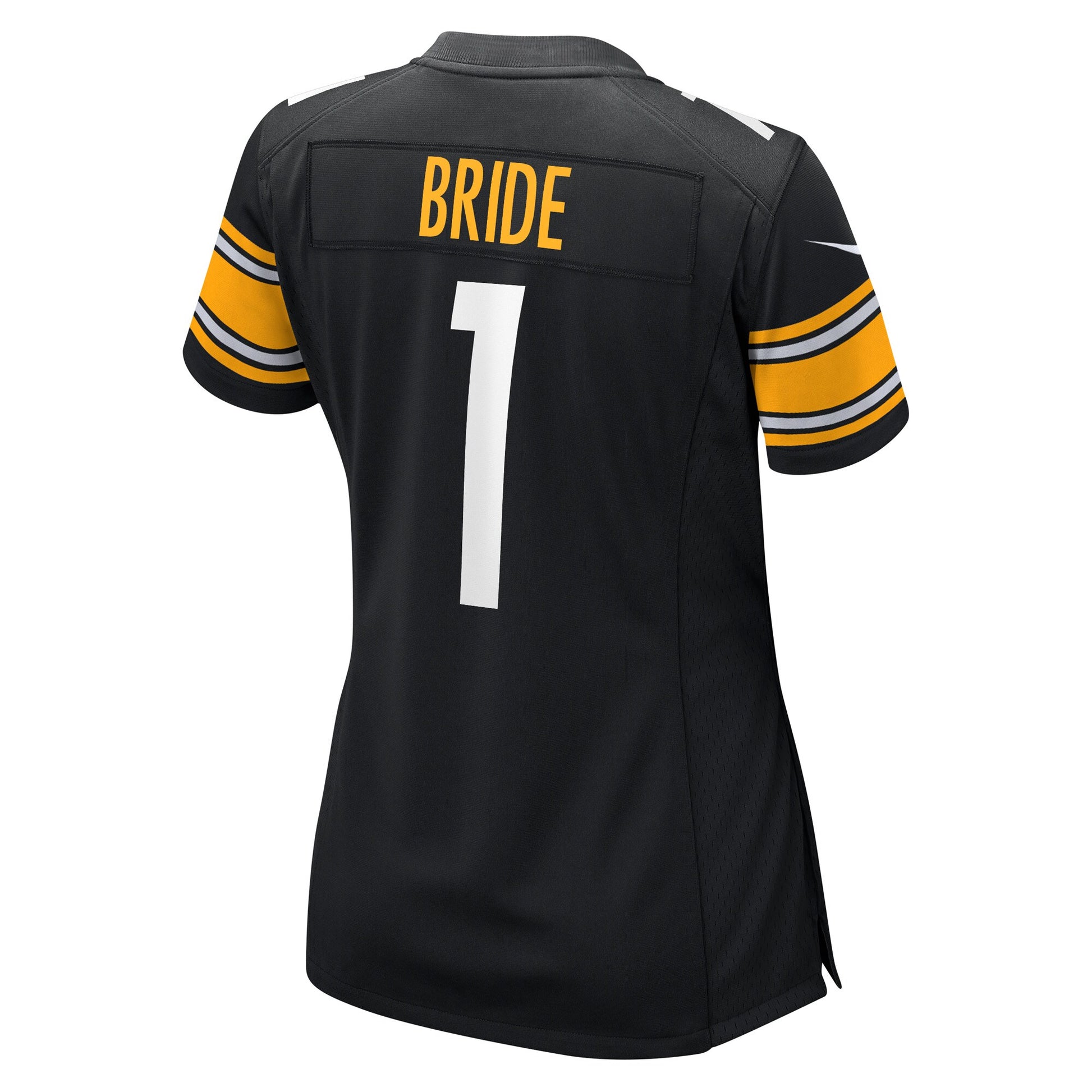 Number 1 Bride Pittsburgh Steelers Nike Women's Game Jersey - Black
