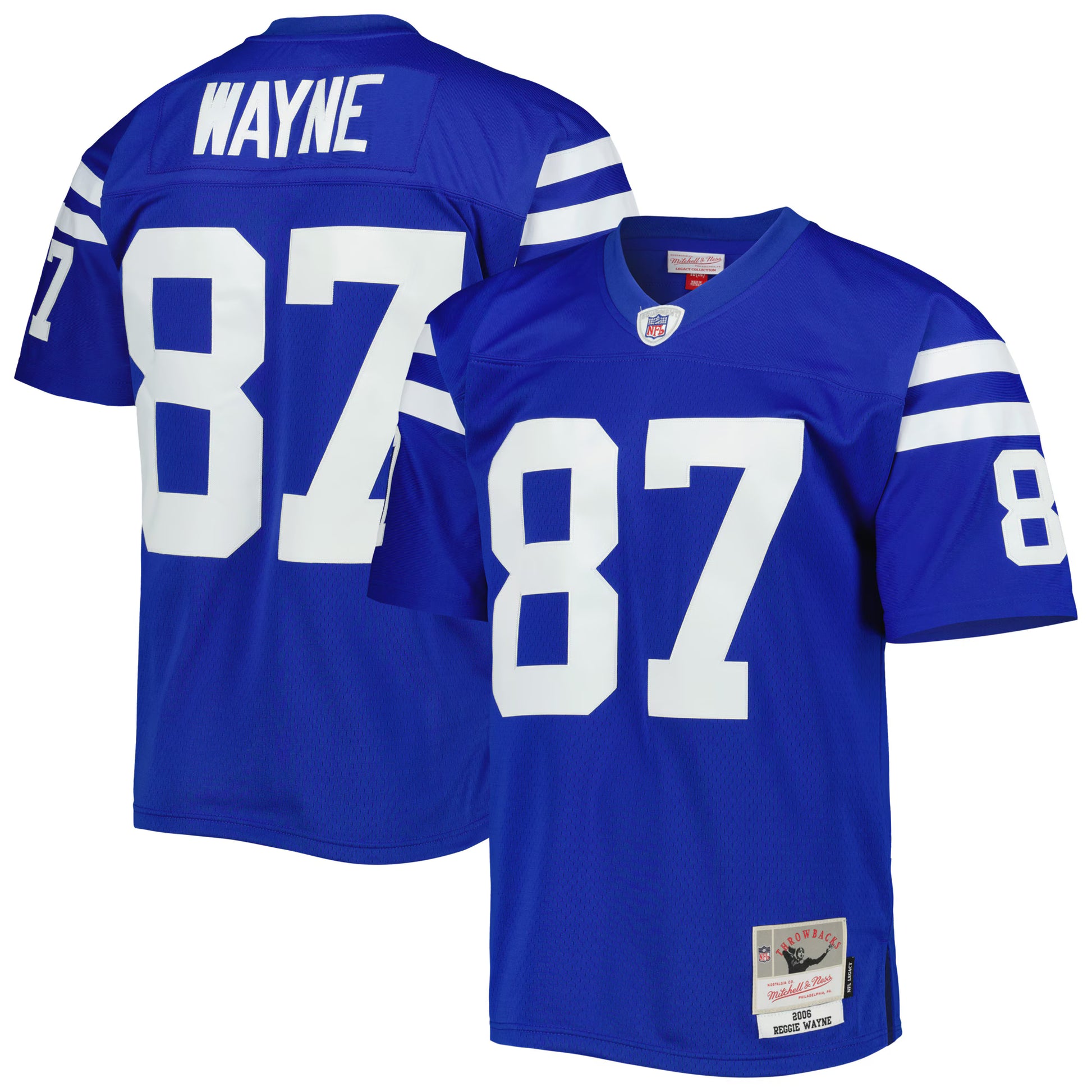 Reggie Wayne Indianapolis Colts Mitchell &amp; Ness Legacy Replica Jersey - Royal