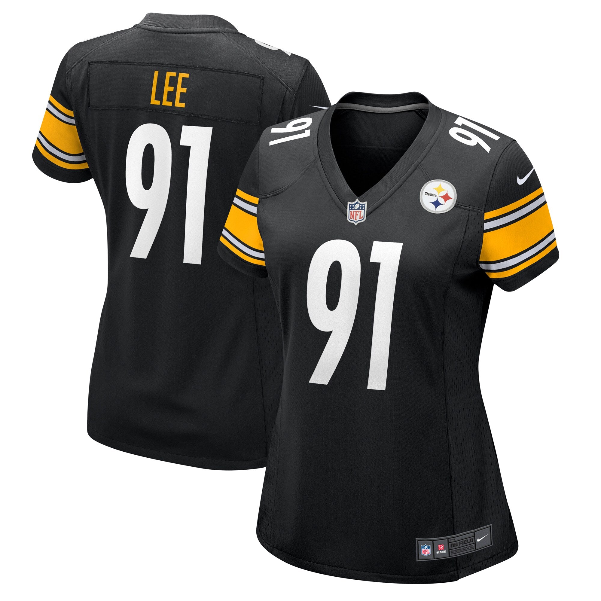 Logan Lee Pittsburgh Steelers Nike Women's Team Game Jersey -  Black
