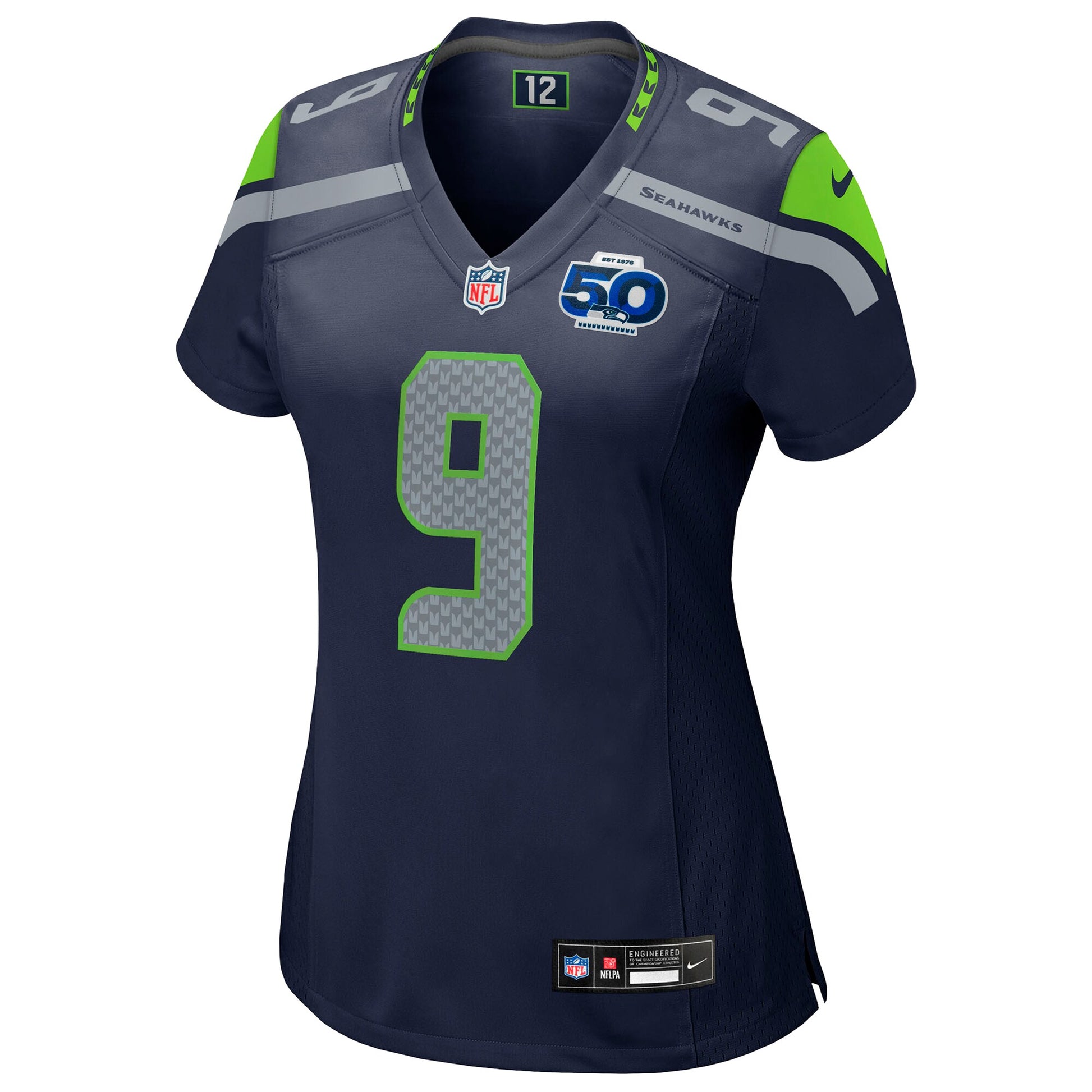 Kenneth Walker III Seattle Seahawks Nike Women's 50th Season Game Jersey - College Navy