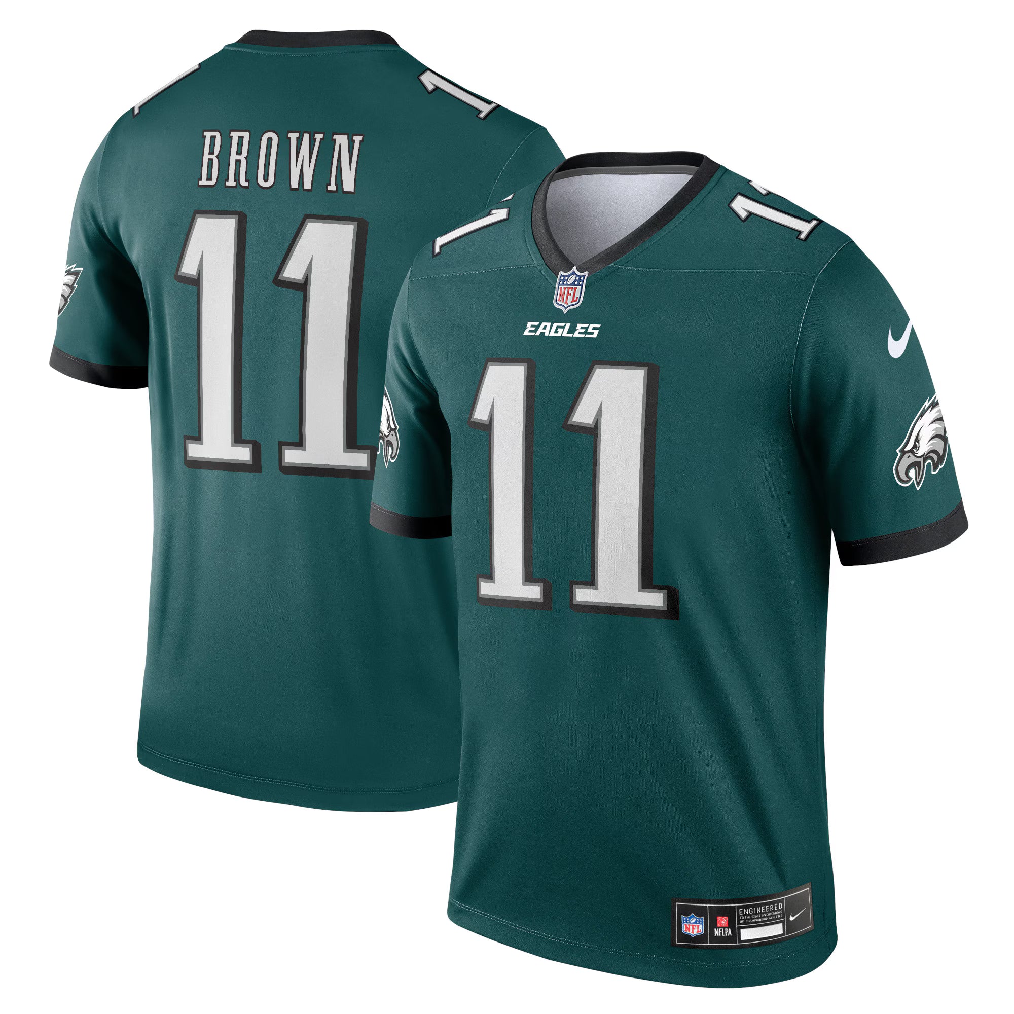 A.J. Brown Philadelphia Eagles Nike Legend Player Performance Top - Green