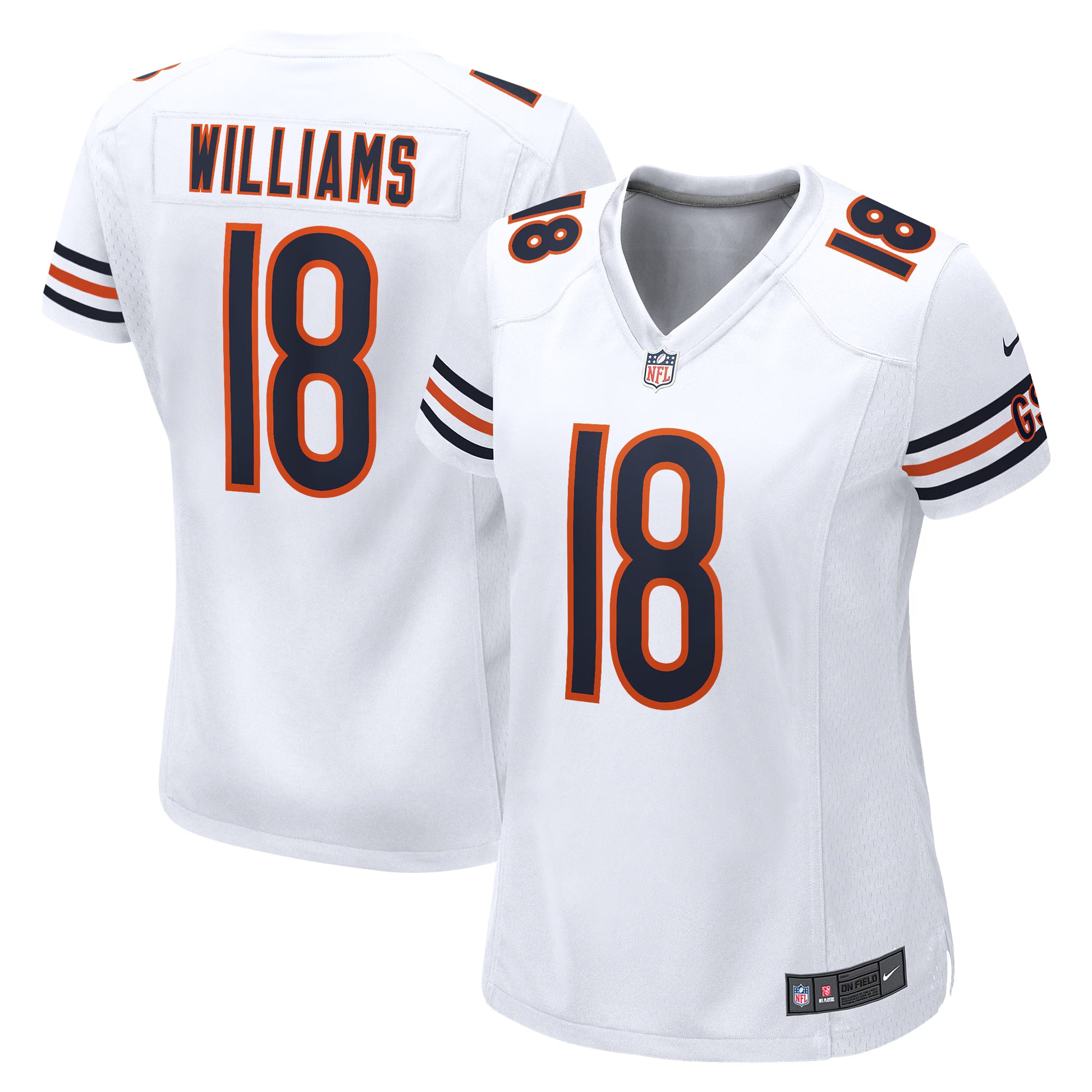 Caleb Williams Chicago Bears Nike Women's  Game Player Jersey - White