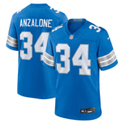 Alex Anzalone Detroit Lions Nike Game Jersey - Blue