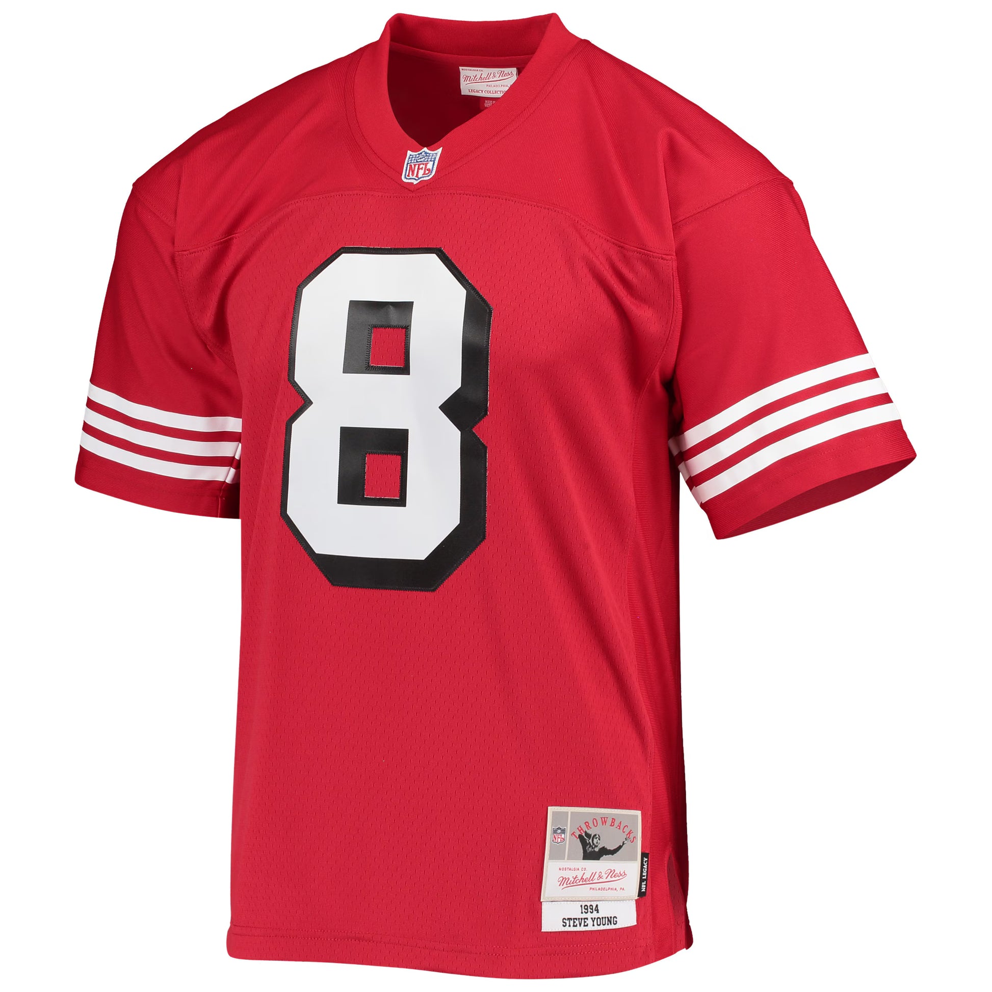 Steve Young San Francisco 49ers Mitchell &amp; Ness Legacy Replica Jersey - Scarlet