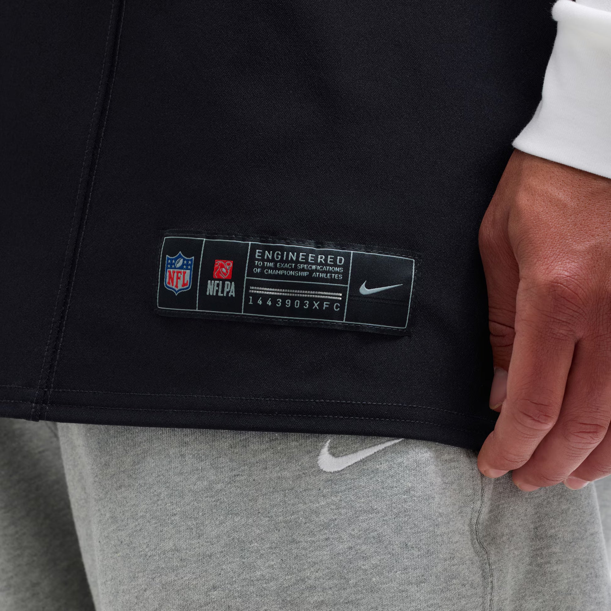 Aidan Hutchinson Detroit Lions Nike Alternate Vapor F.U.S.E. Elite Jersey - Black