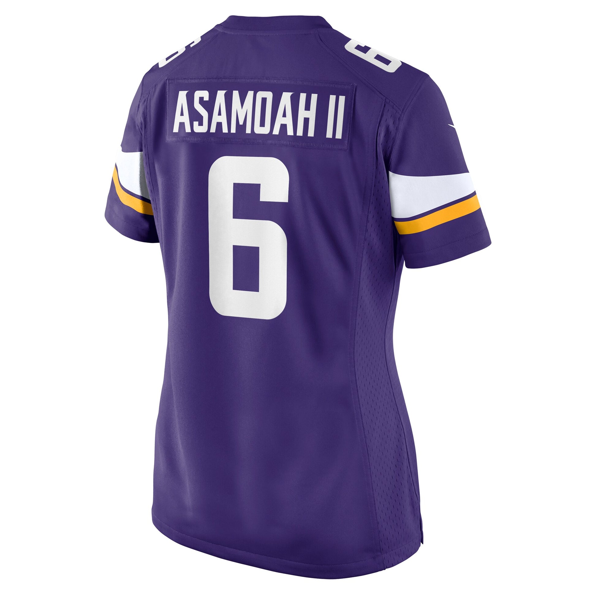 Brian Asamoah II Minnesota Vikings Nike Women's  Game Jersey -  Purple